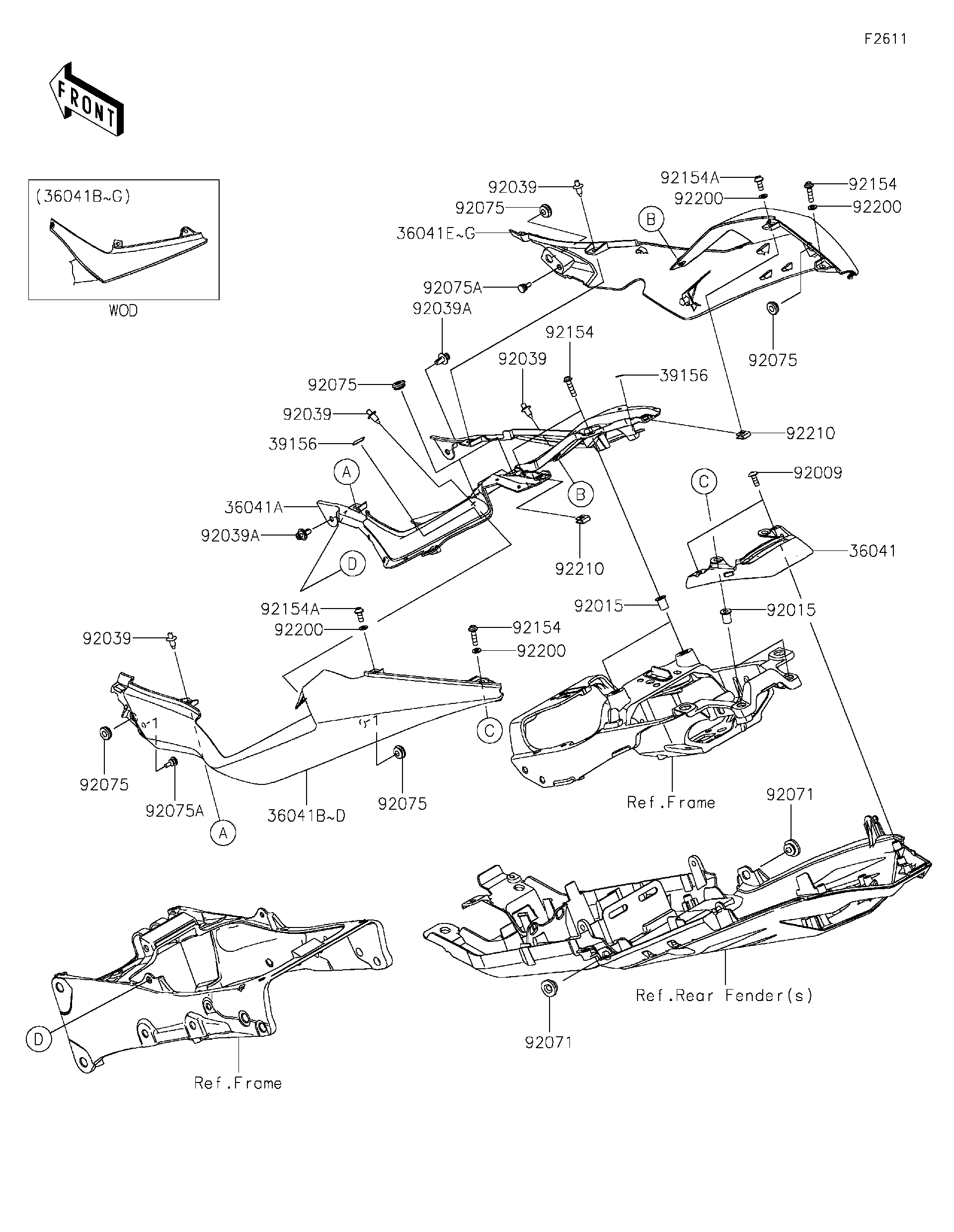2021 Kawasaki Motorcycles Parts-Finder Diagrams | Cities Edge