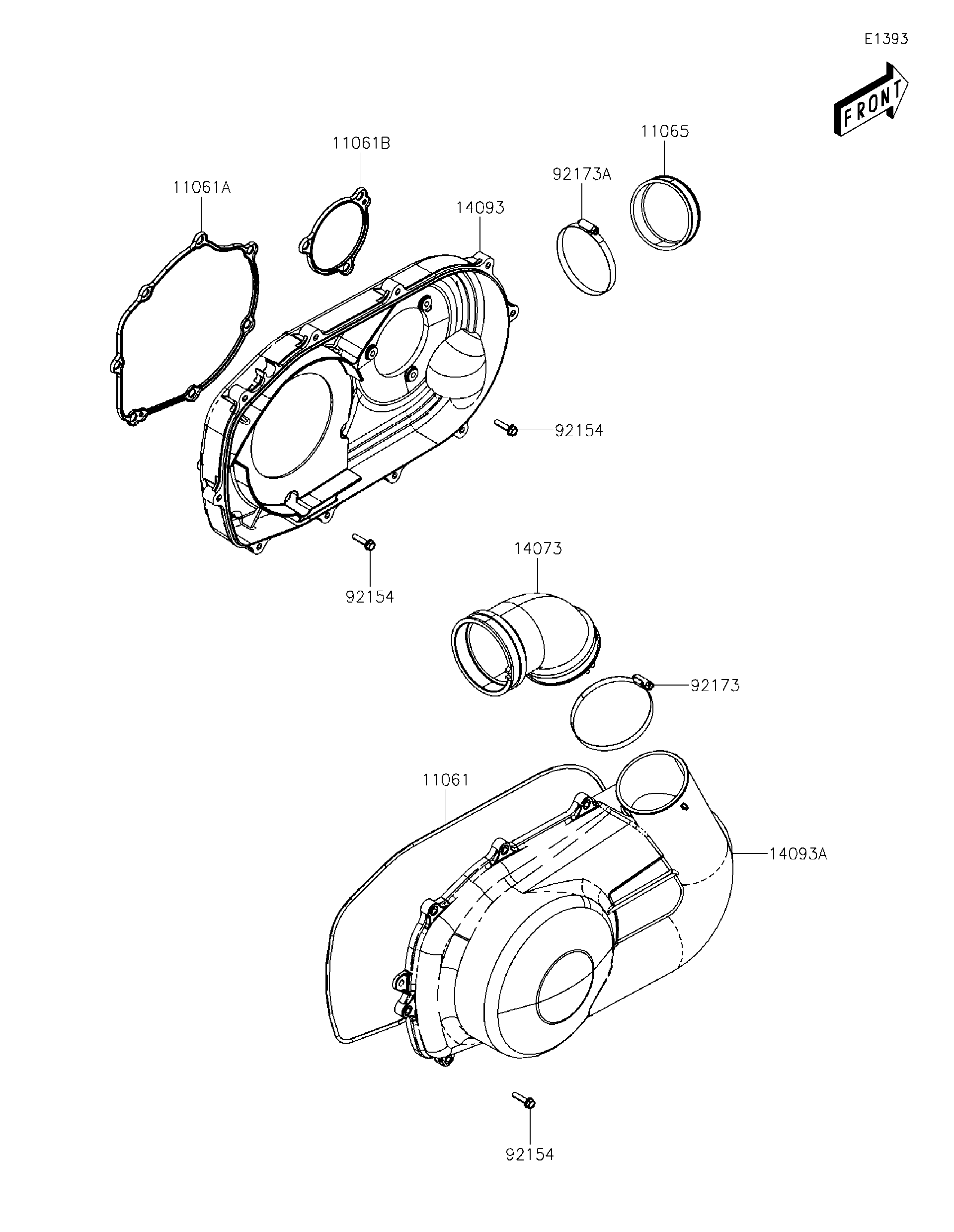 2021 Kawasaki Utility Vehicles Parts-Finder Diagrams | Brushy