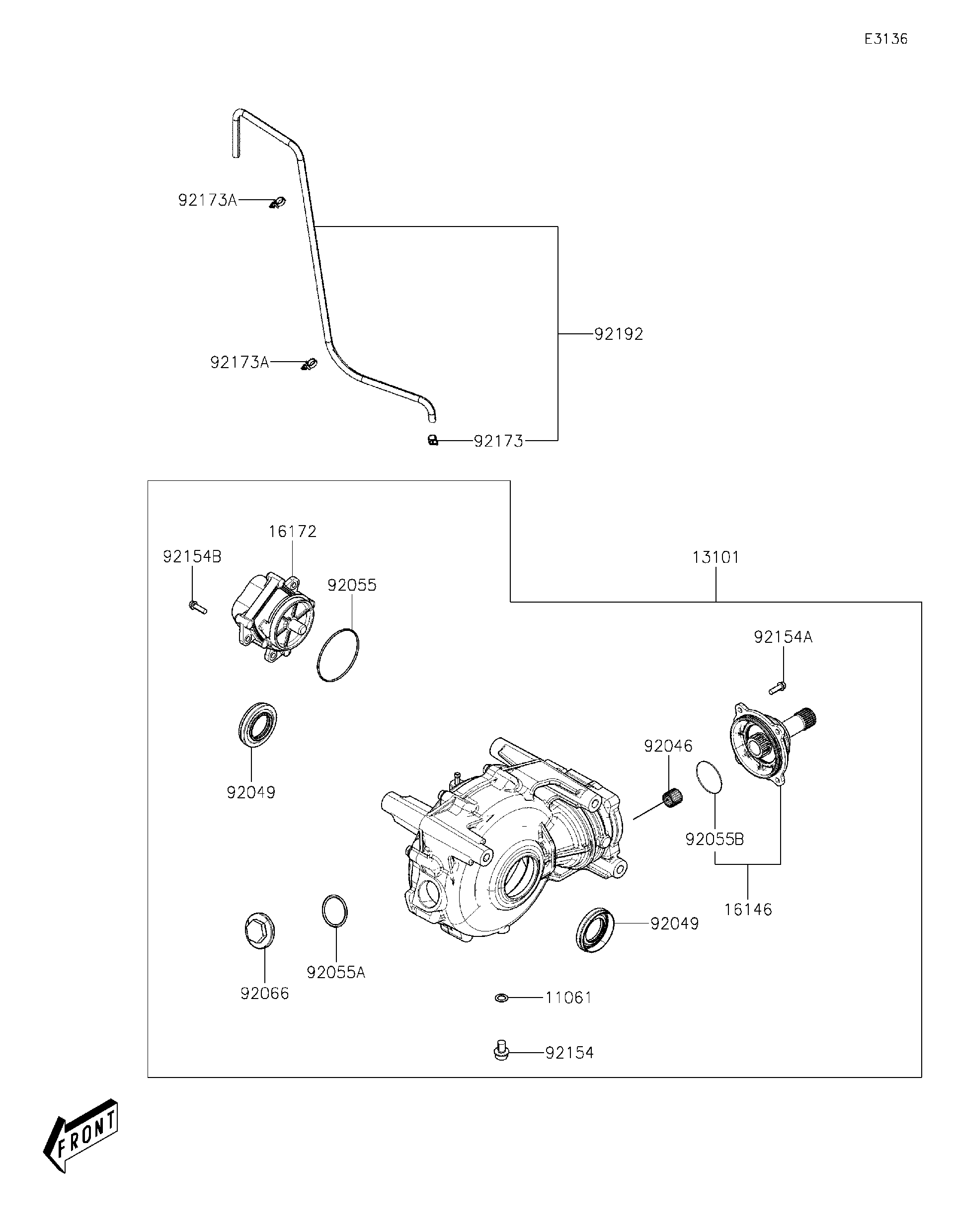 2021 Kawasaki Utility Vehicles Parts-Finder Diagrams