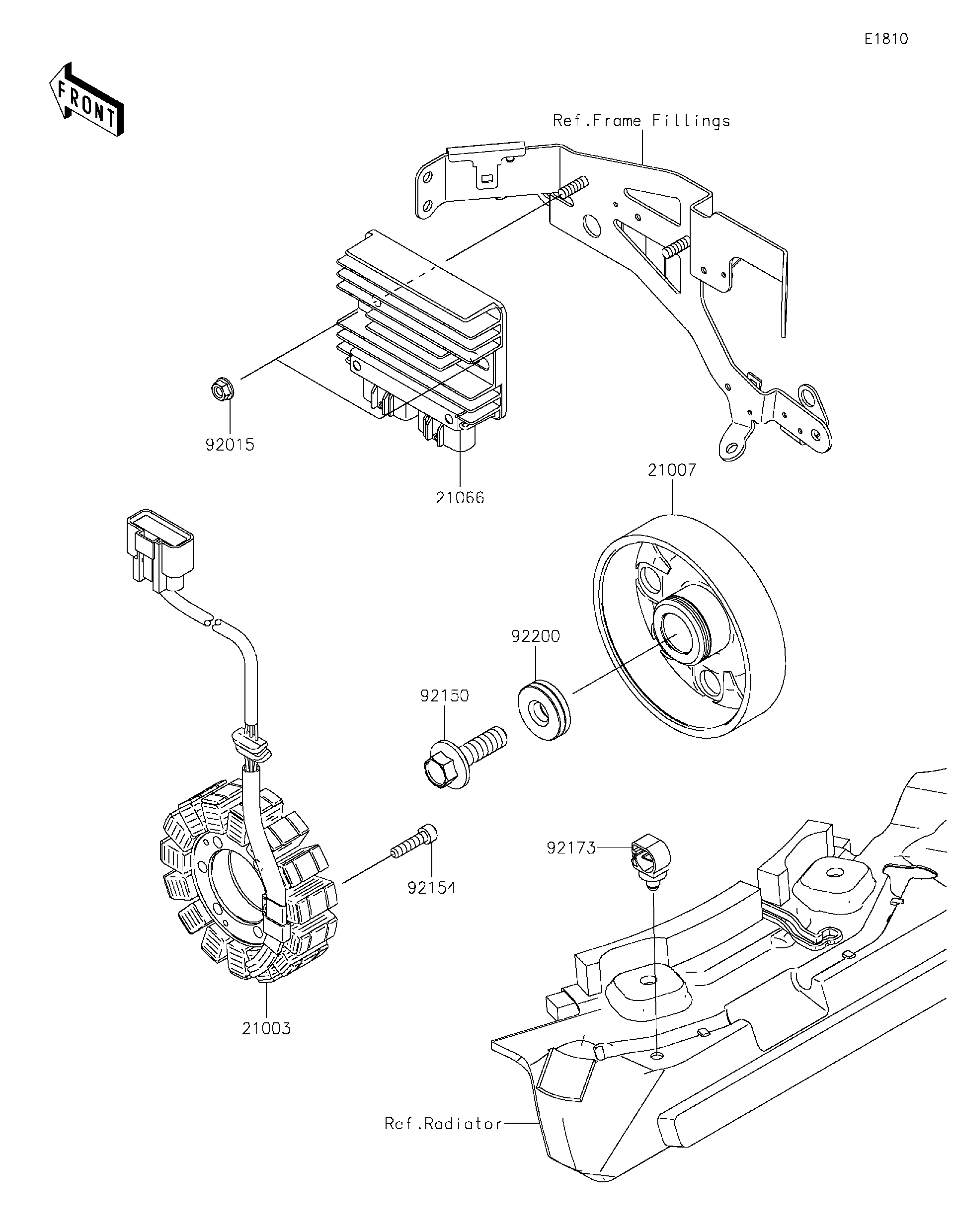 2021 Kawasaki Motorcycles Parts-Finder Diagrams | Montana Honda