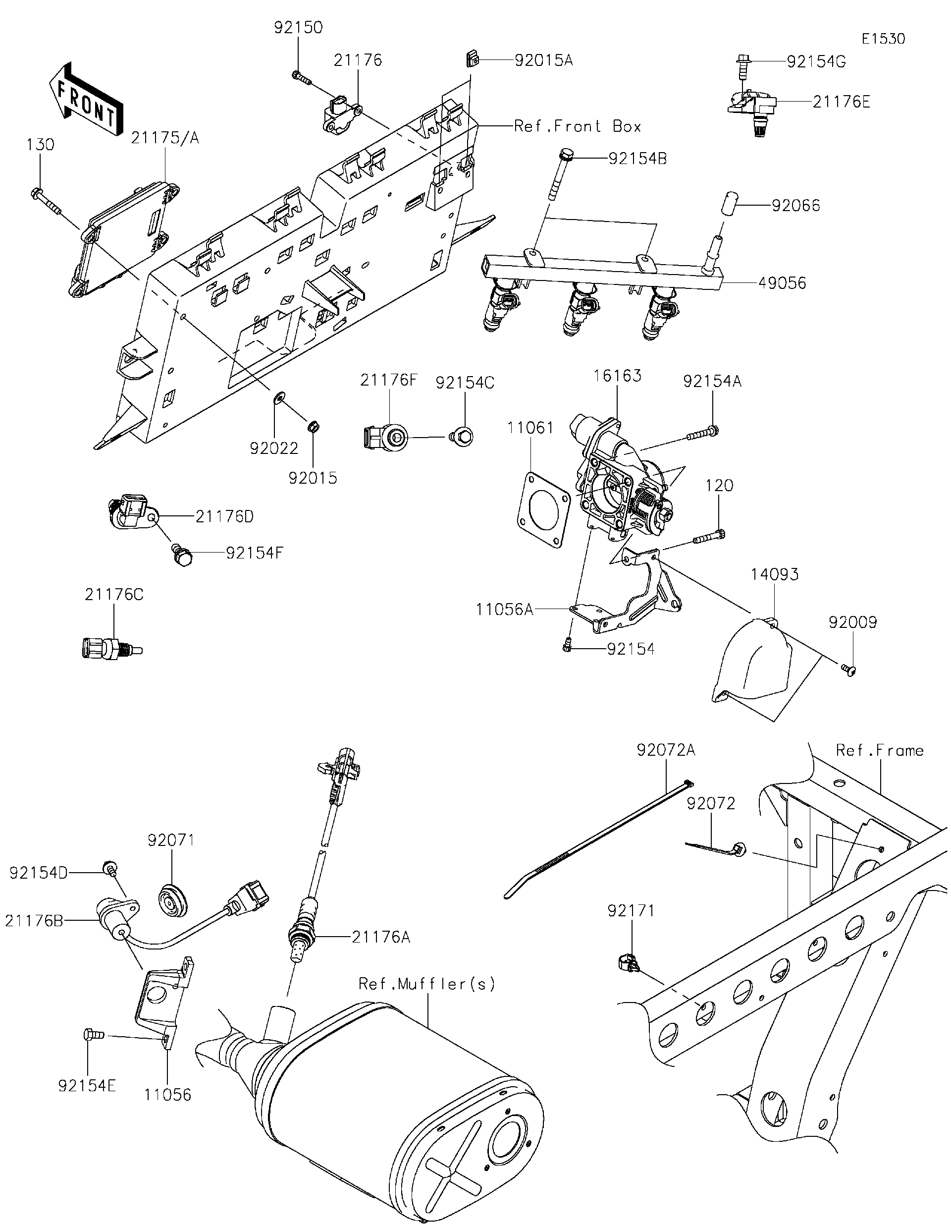 m BOYB Manifold MAP Pressure Sensor 21176-0058 211760058