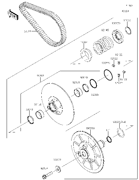 Driven Converter/Drive Belt