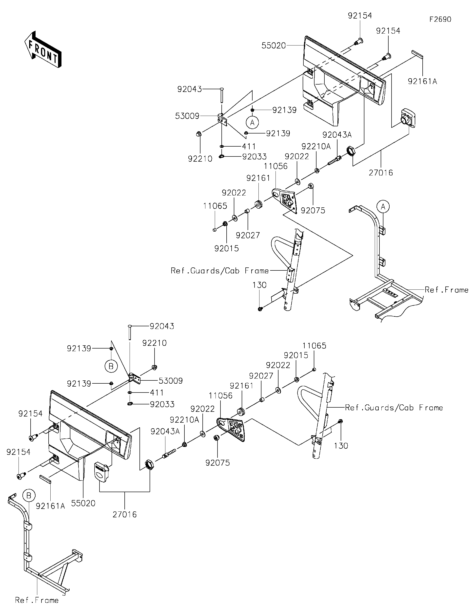 2022 Kawasaki Utility Vehicles Parts-Finder Diagrams