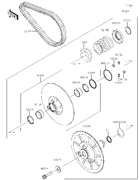 Driven Converter/Drive Belt