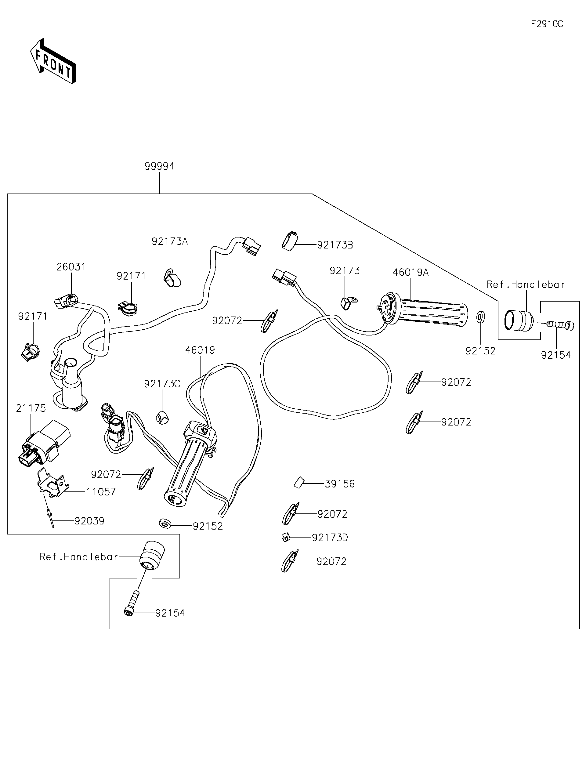 2021 Kawasaki Motorcycles Parts-Finder Diagrams | Cities