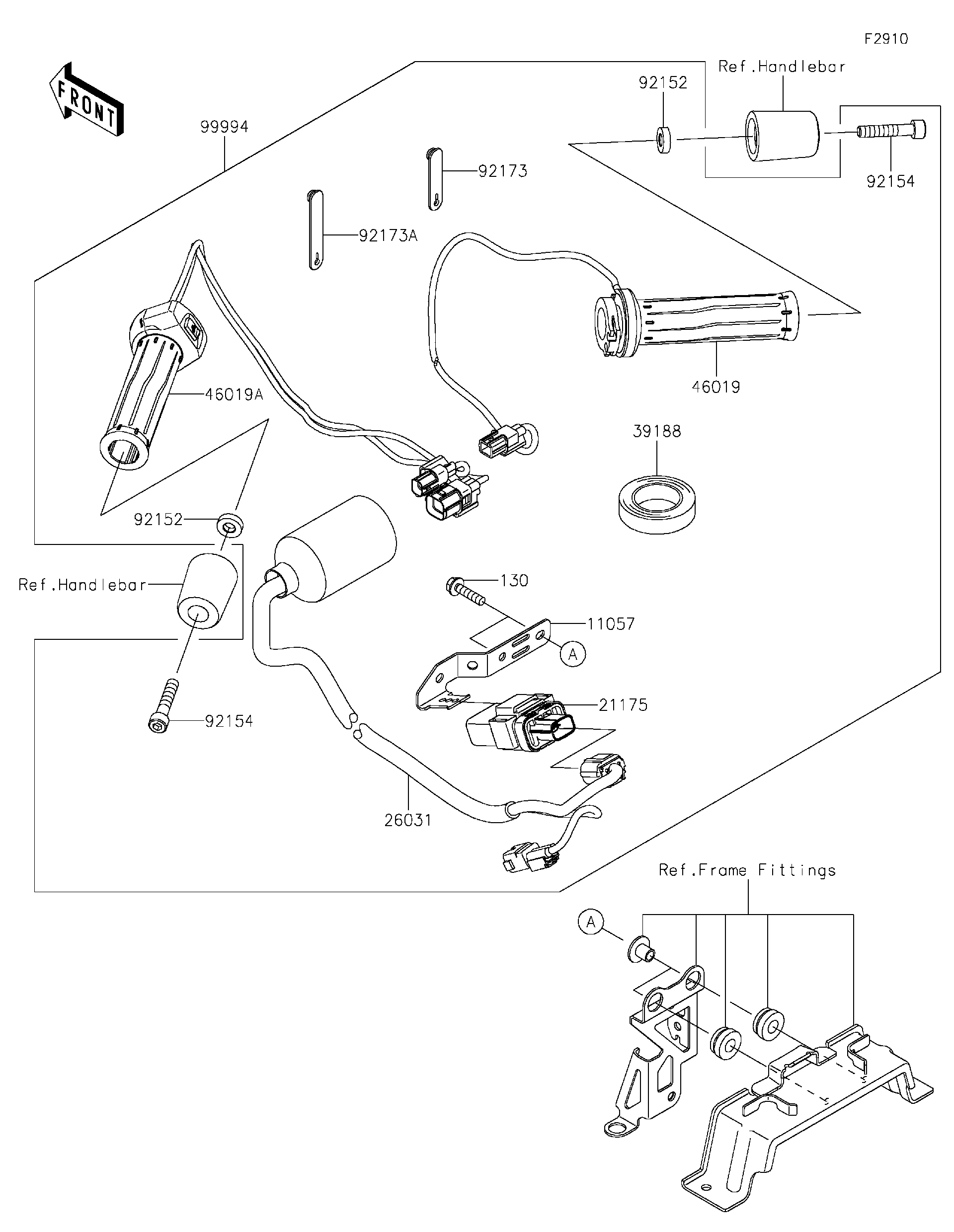 2021 Kawasaki Motorcycles Parts-Finder Diagrams | Cities