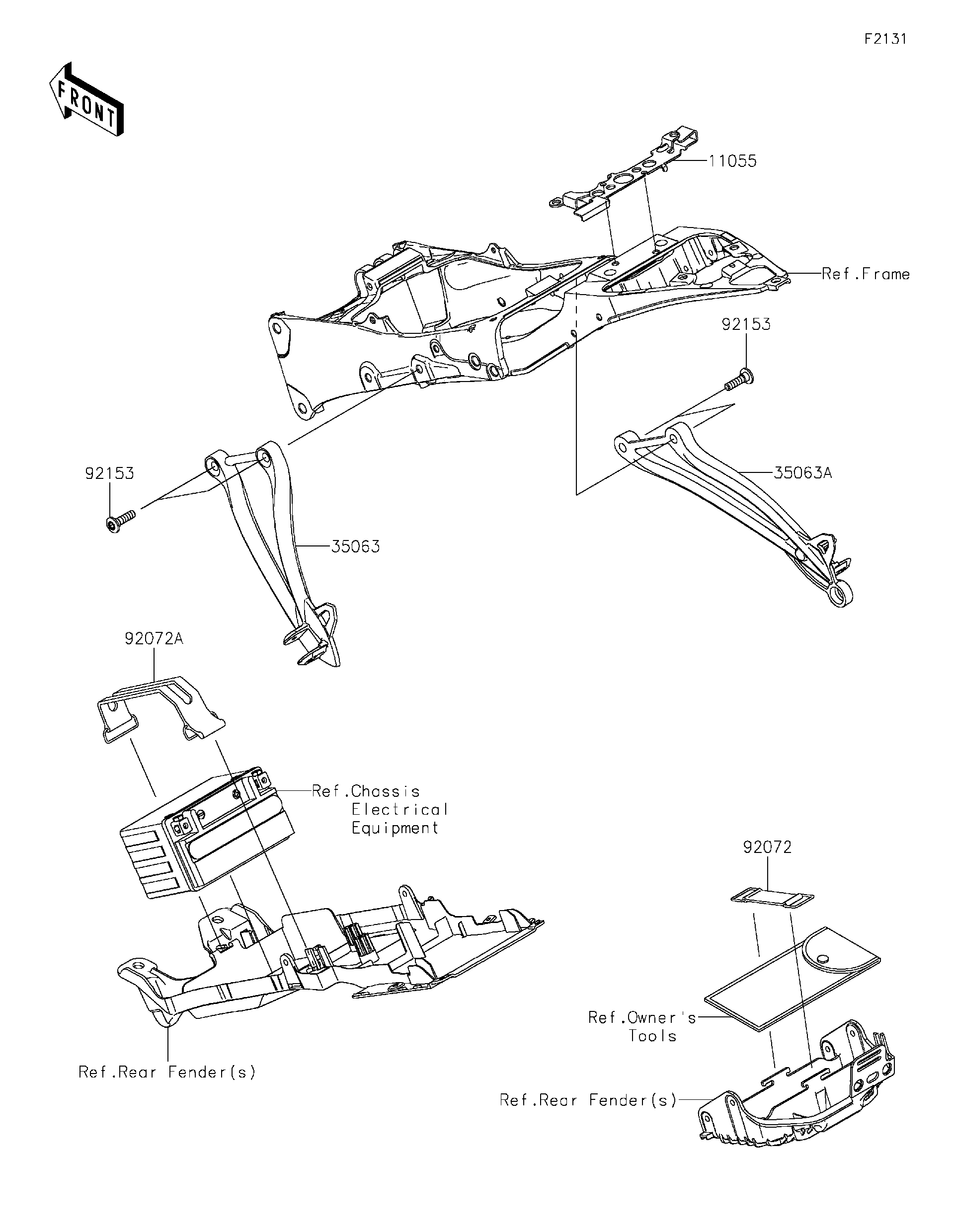 2021 Kawasaki Motorcycles Parts-Finder Diagrams | Cities
