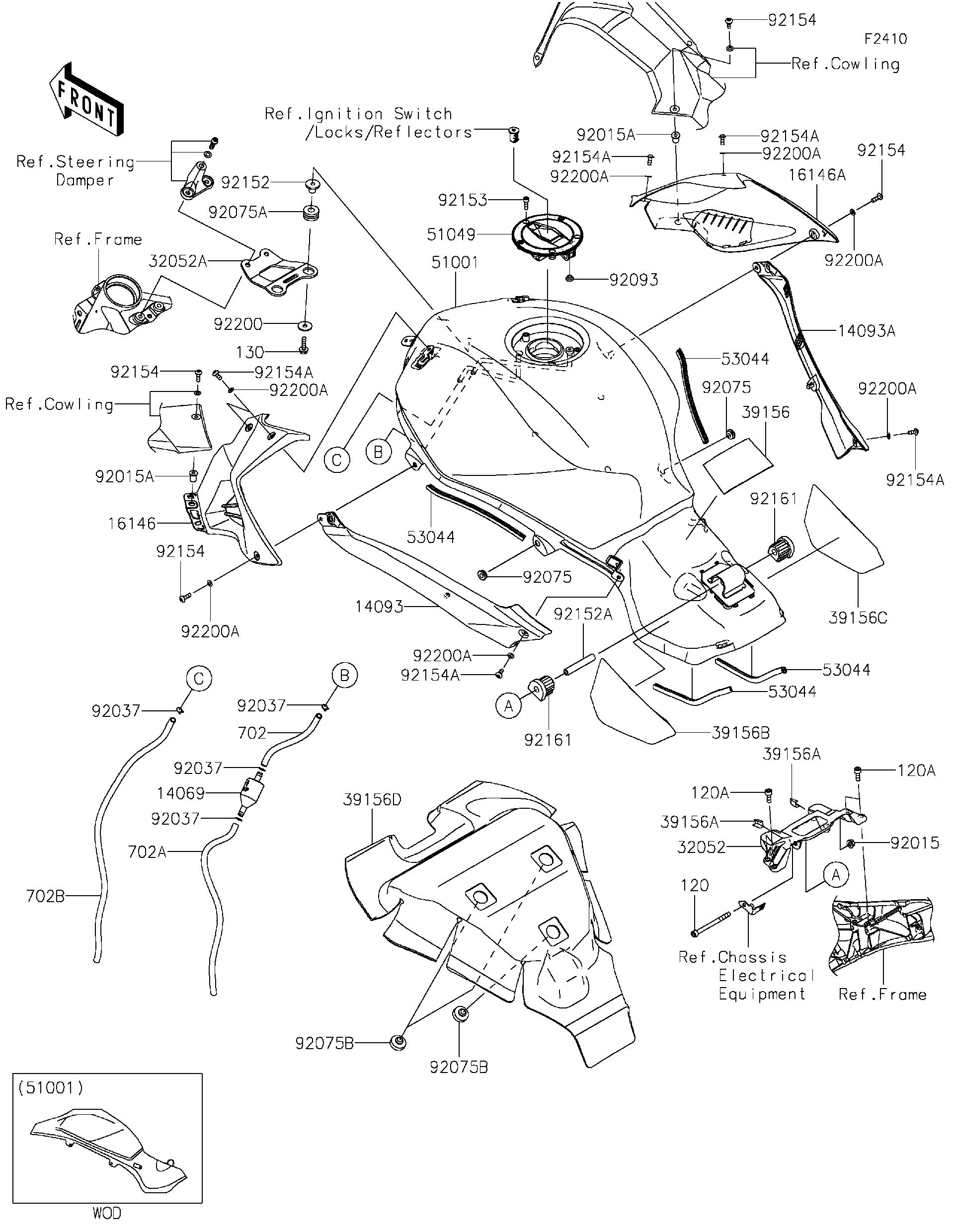 2024 Kawasaki Motorcycles Parts-Finder Diagrams | Cities Edge