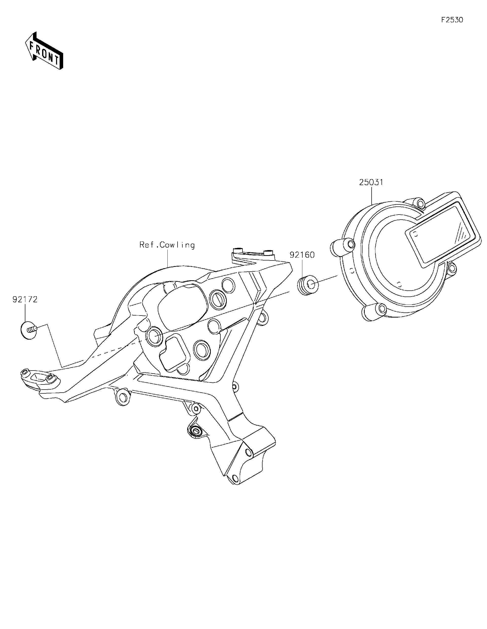 2021 Kawasaki NINJA H2®R (ZX1000YMFNN) Meter(s) Motorcycles