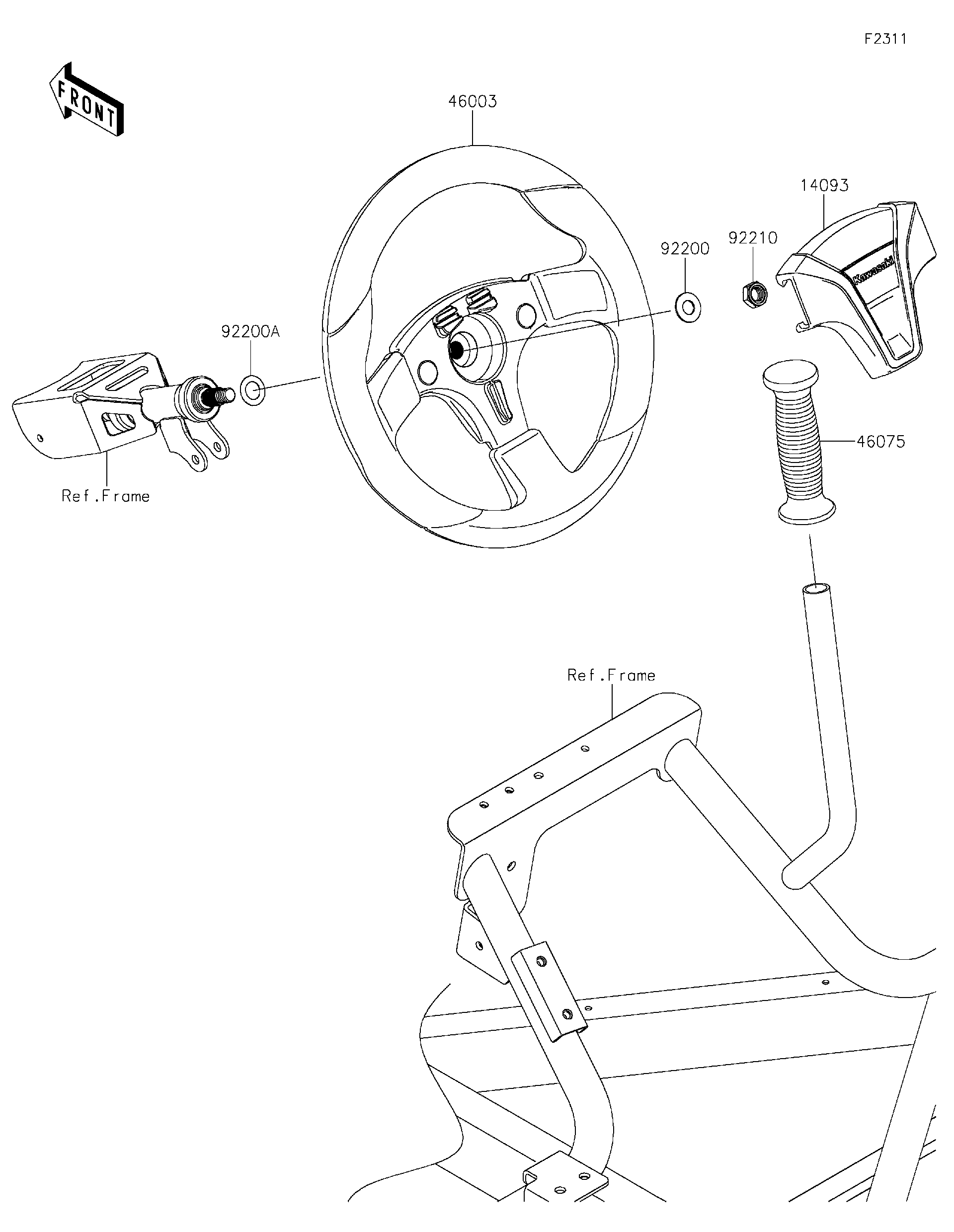 2021 Kawasaki Utility Vehicles Parts-Finder Diagrams | B&B