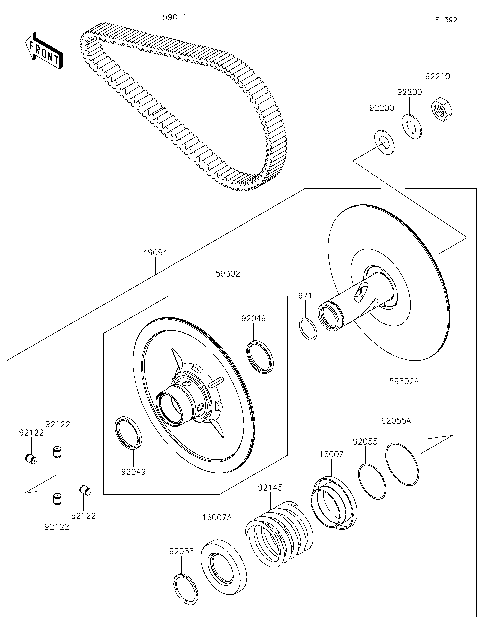 Driven Converter/Drive Belt