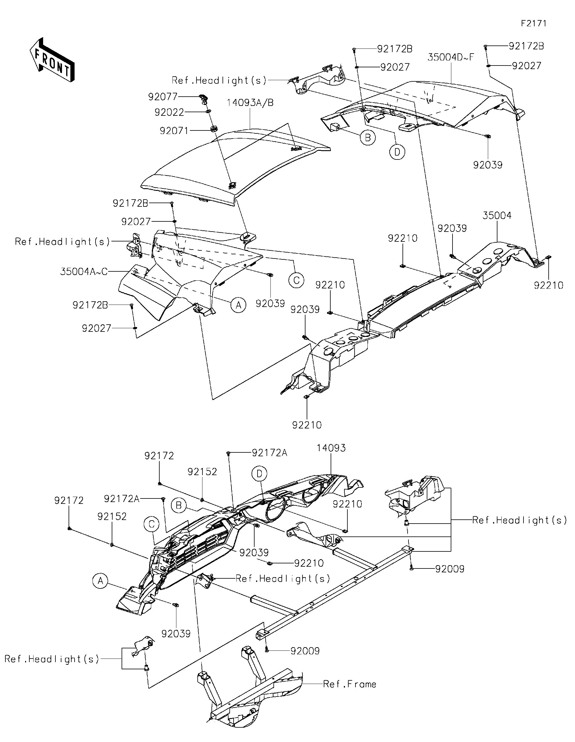 2021 Kawasaki Utility Vehicles Parts-Finder Diagrams