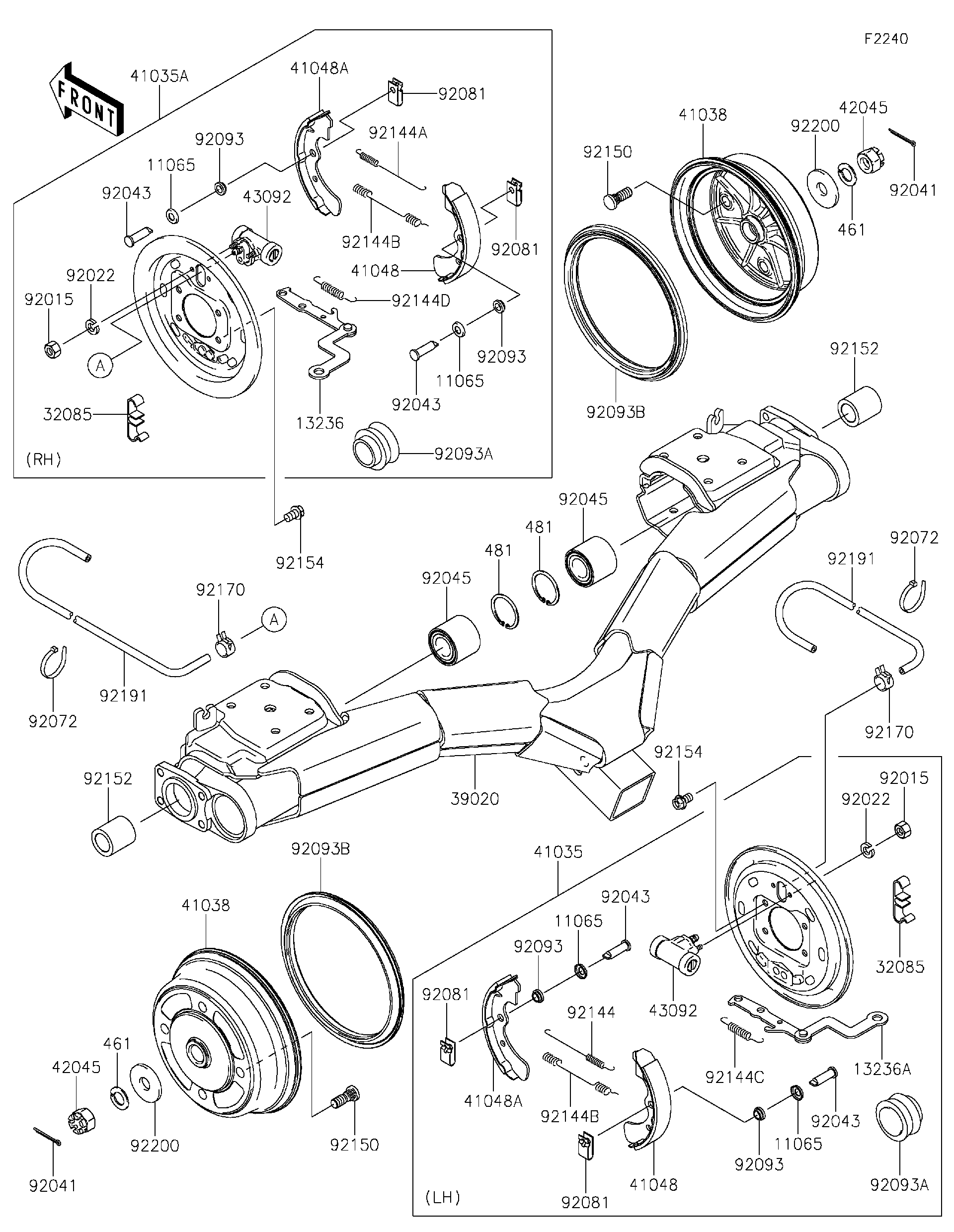 2022 Kawasaki Utility Vehicles Parts-Finder Diagrams | RJ
