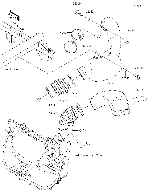 Air Cleaner-Belt Converter