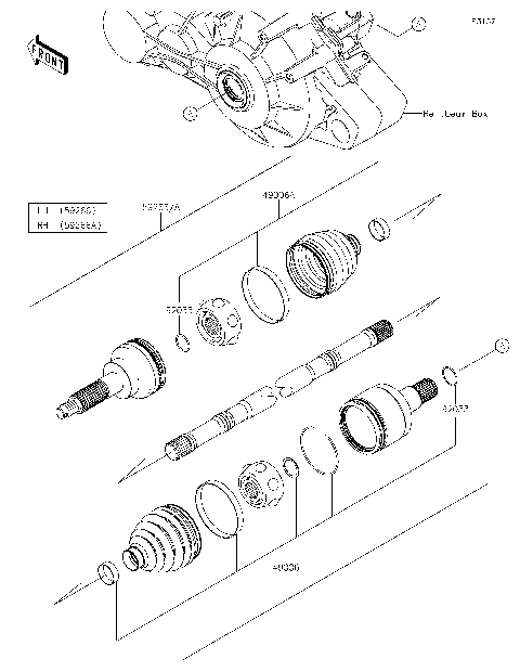 Drive Shaft-Rear