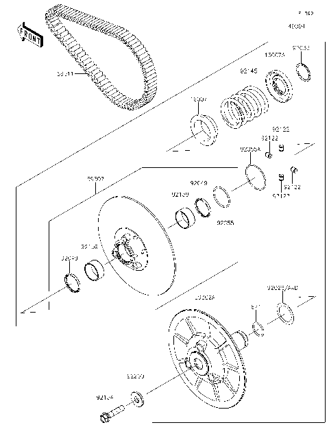 Driven Converter/Drive Belt
