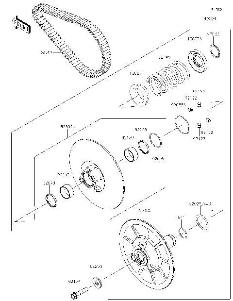 Driven Converter/Drive Belt