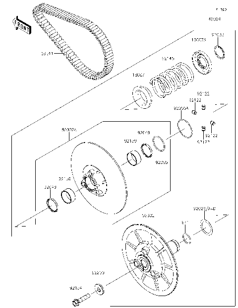 Driven Converter/Drive Belt