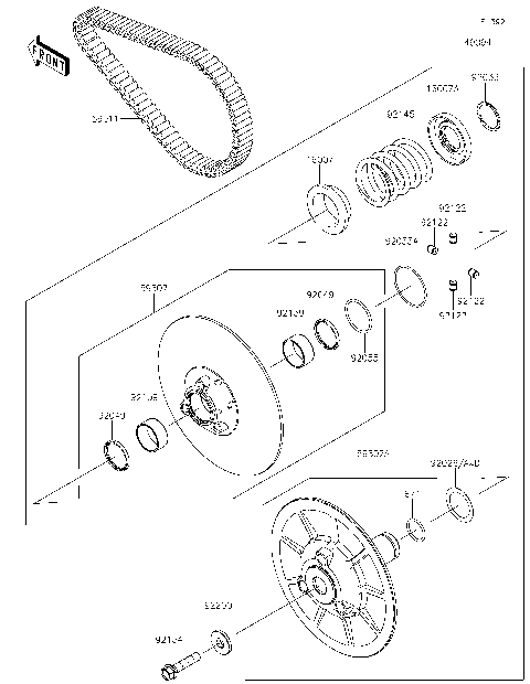 Driven Converter/Drive Belt