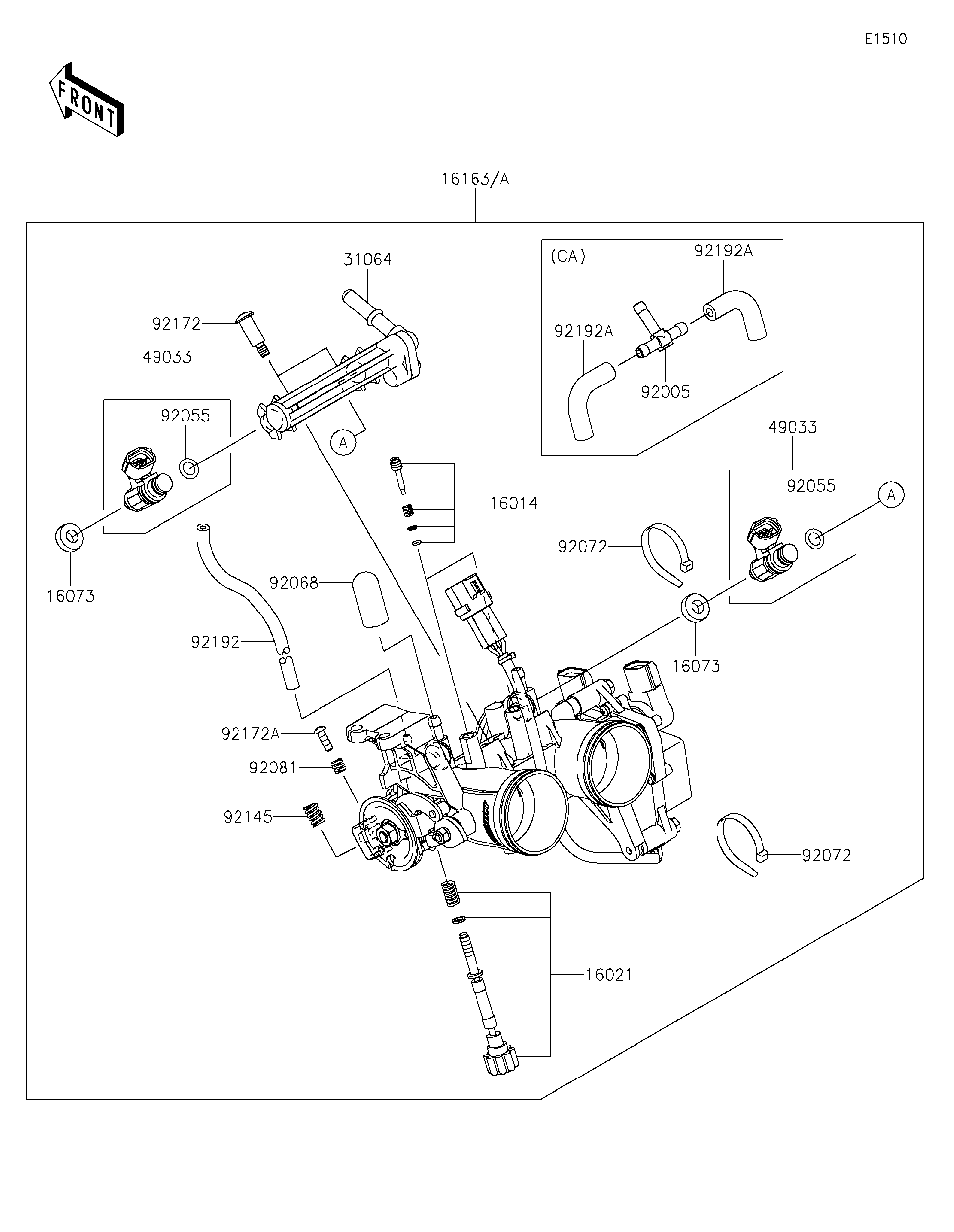 2026 Kawasaki Motorcycles Parts-Finder Diagrams | Brushy Mountain