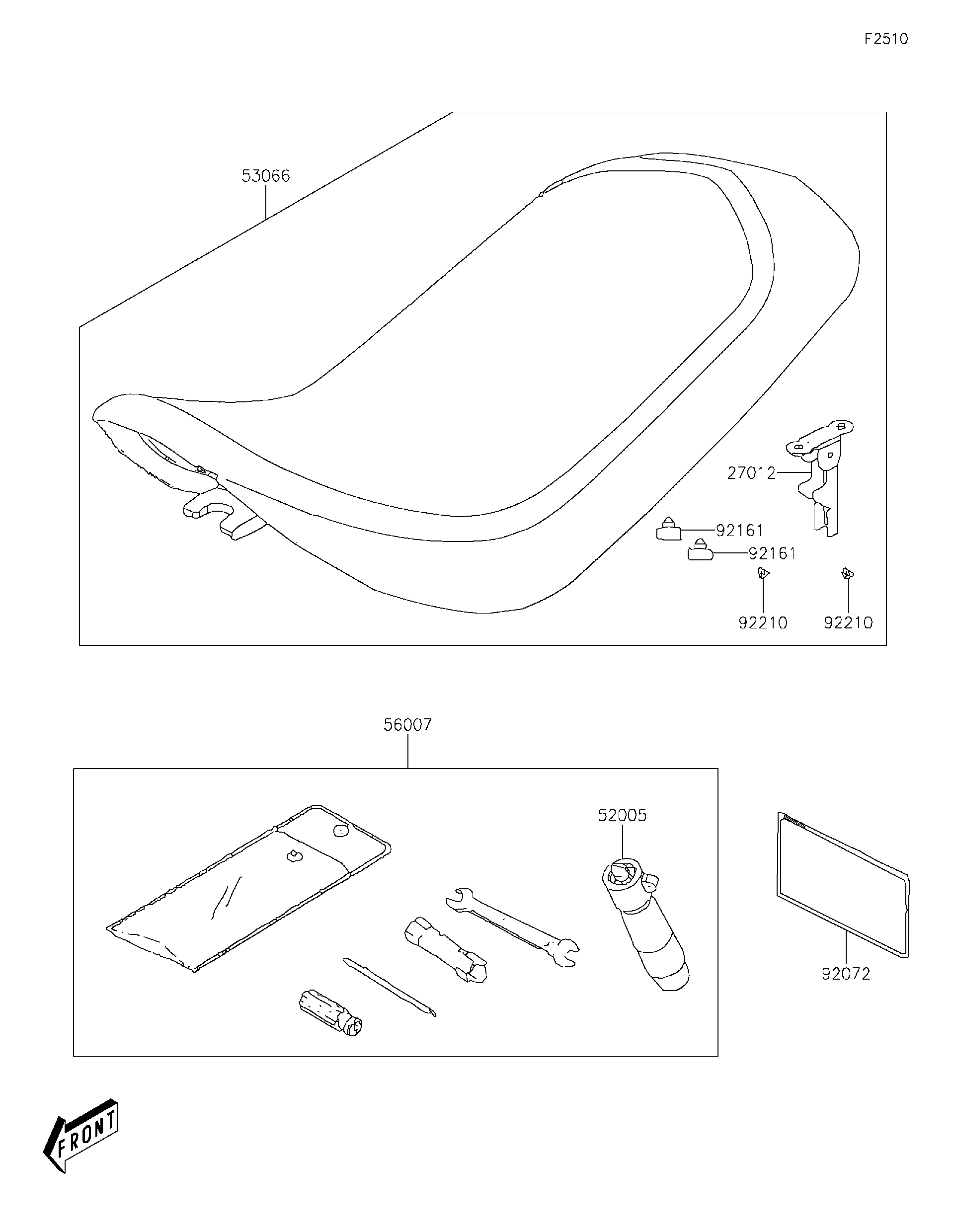 2022 Kawasaki Motorcycles Parts-Finder Diagrams | Brushy