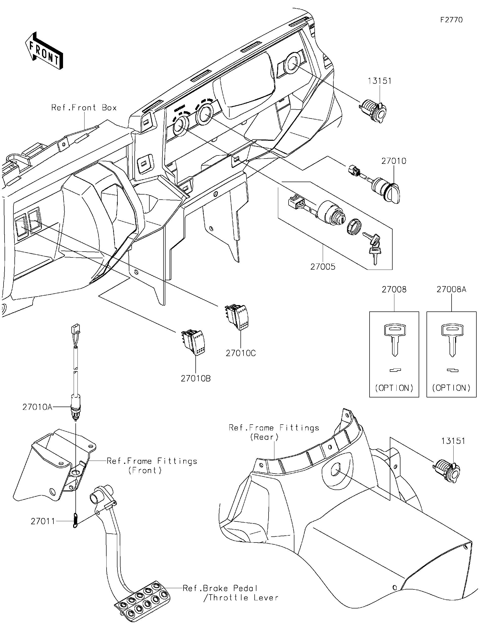 2023 Kawasaki Utility Vehicles Parts-Finder Diagrams