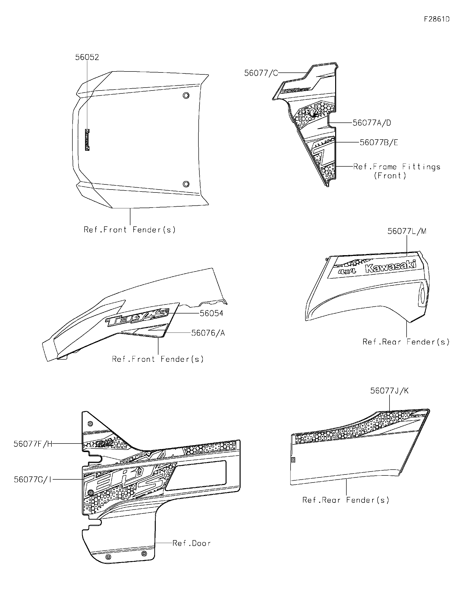 2025 Kawasaki Utility Vehicles Parts-Finder Diagrams in Palmer MA