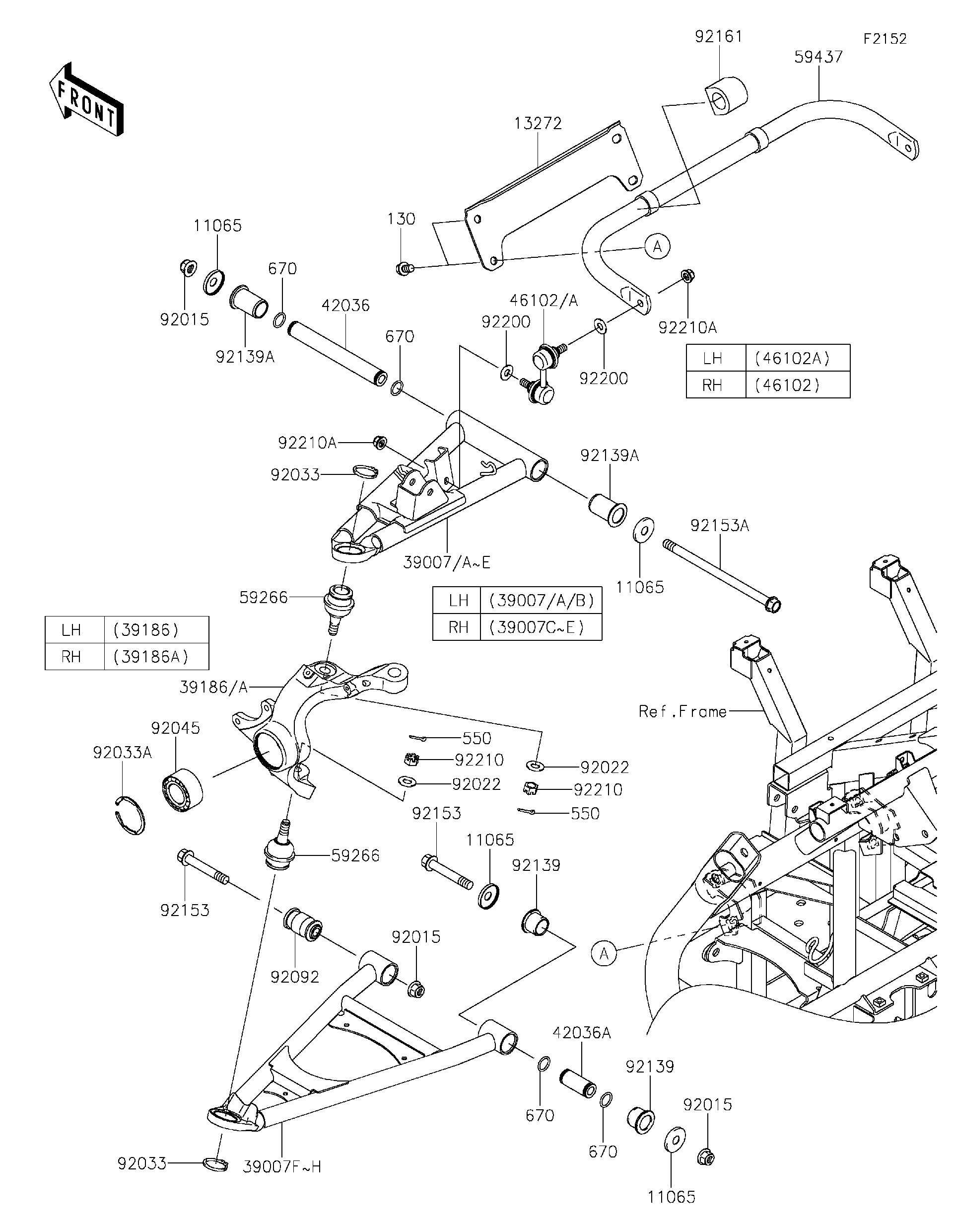 2025 Kawasaki Utility Vehicles Parts-Finder Diagrams | South