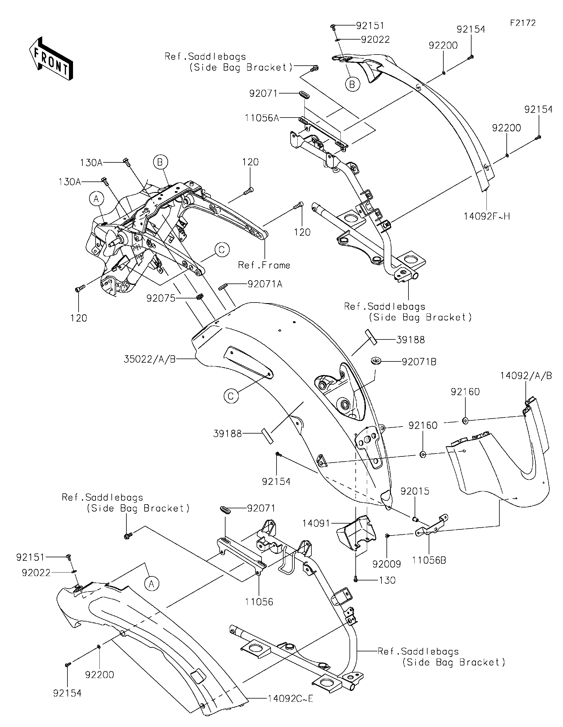 2025 Kawasaki Motorcycles Parts-Finder Diagrams | Team Motorsports