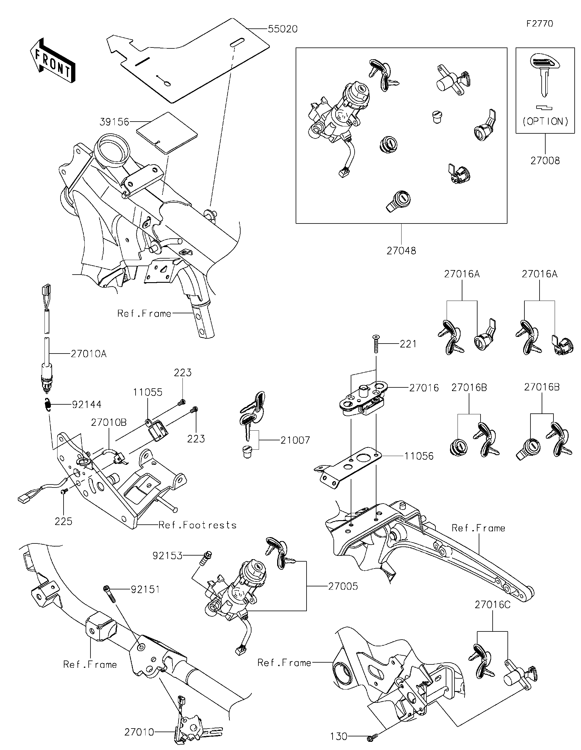 2025 Kawasaki Vulcan 1700 Vaquero ABS (VN1700KSFAN) Ignition