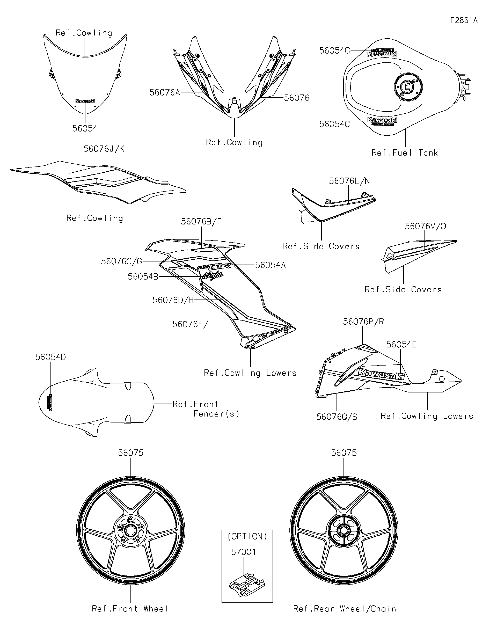 YUNページ Fork Slider Bottom Cap Stud & Nut Kit For Harley FLH 1949