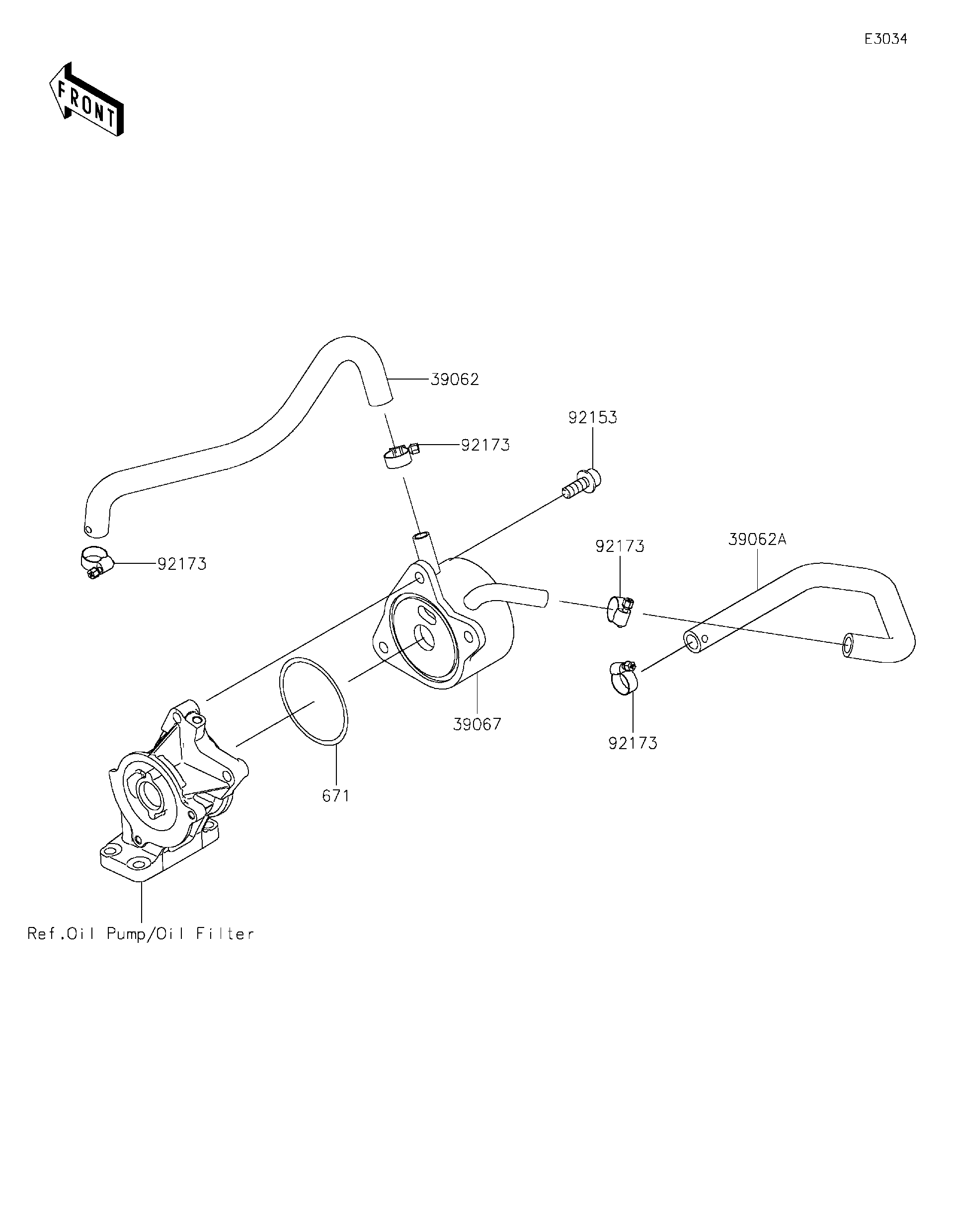 2023 Kawasaki NINJA® ZX™-6R (ZX636HPFNN) Oil Cooler Motorcycles