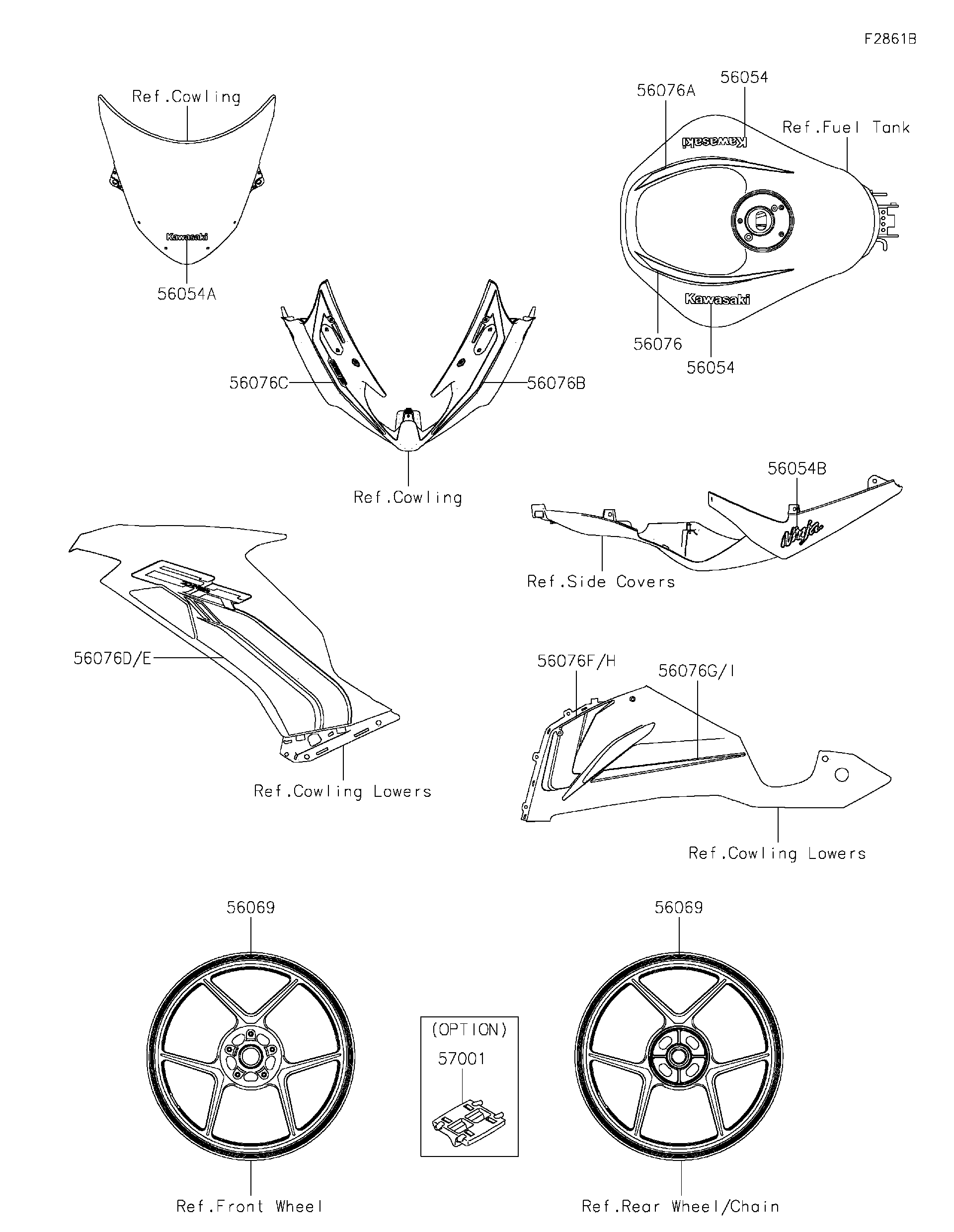 2022 Kawasaki Motorcycles Parts-Finder Diagrams | Hankster's