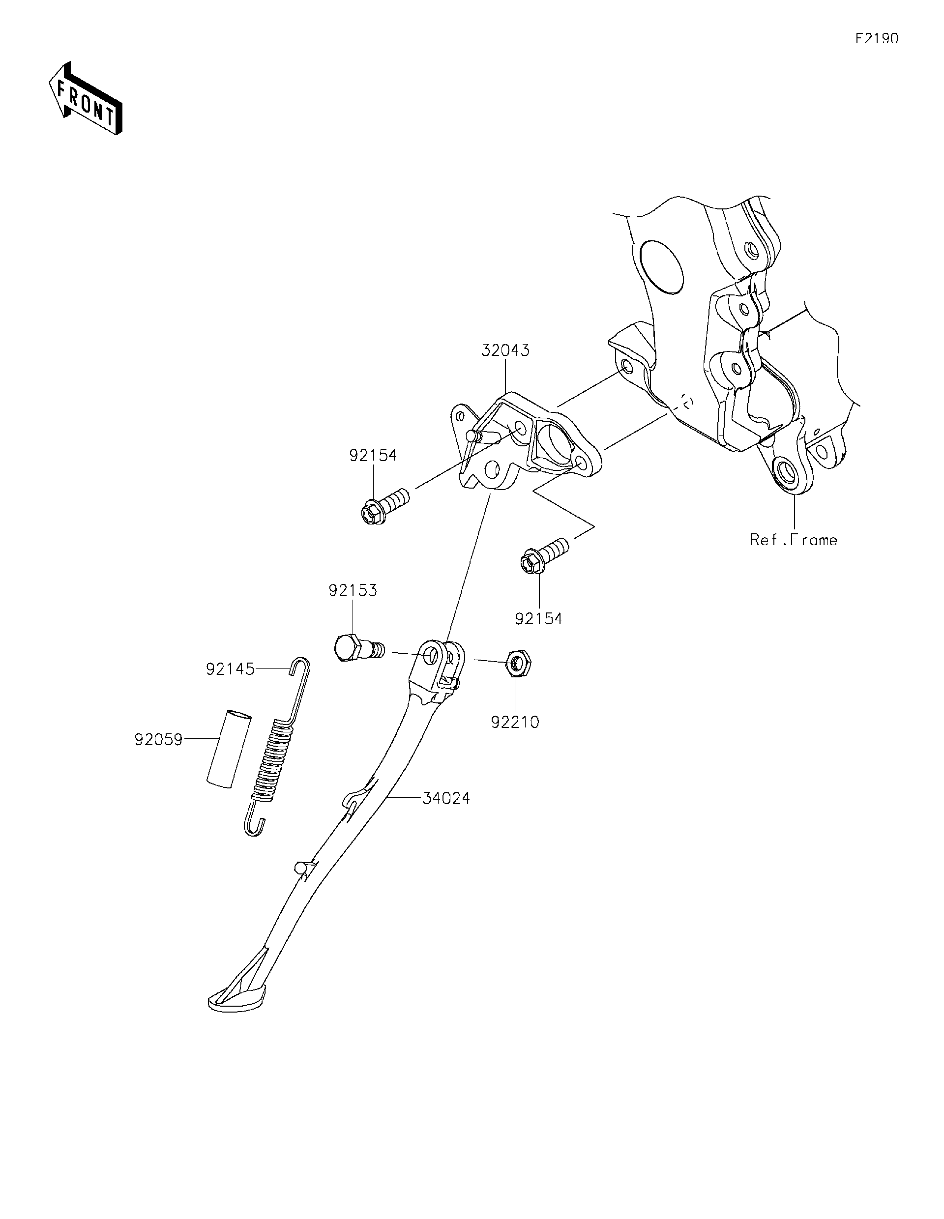 たく～やです Kawasaki Motorcycle 1994 OEM Parts Diagram for Carburetor
