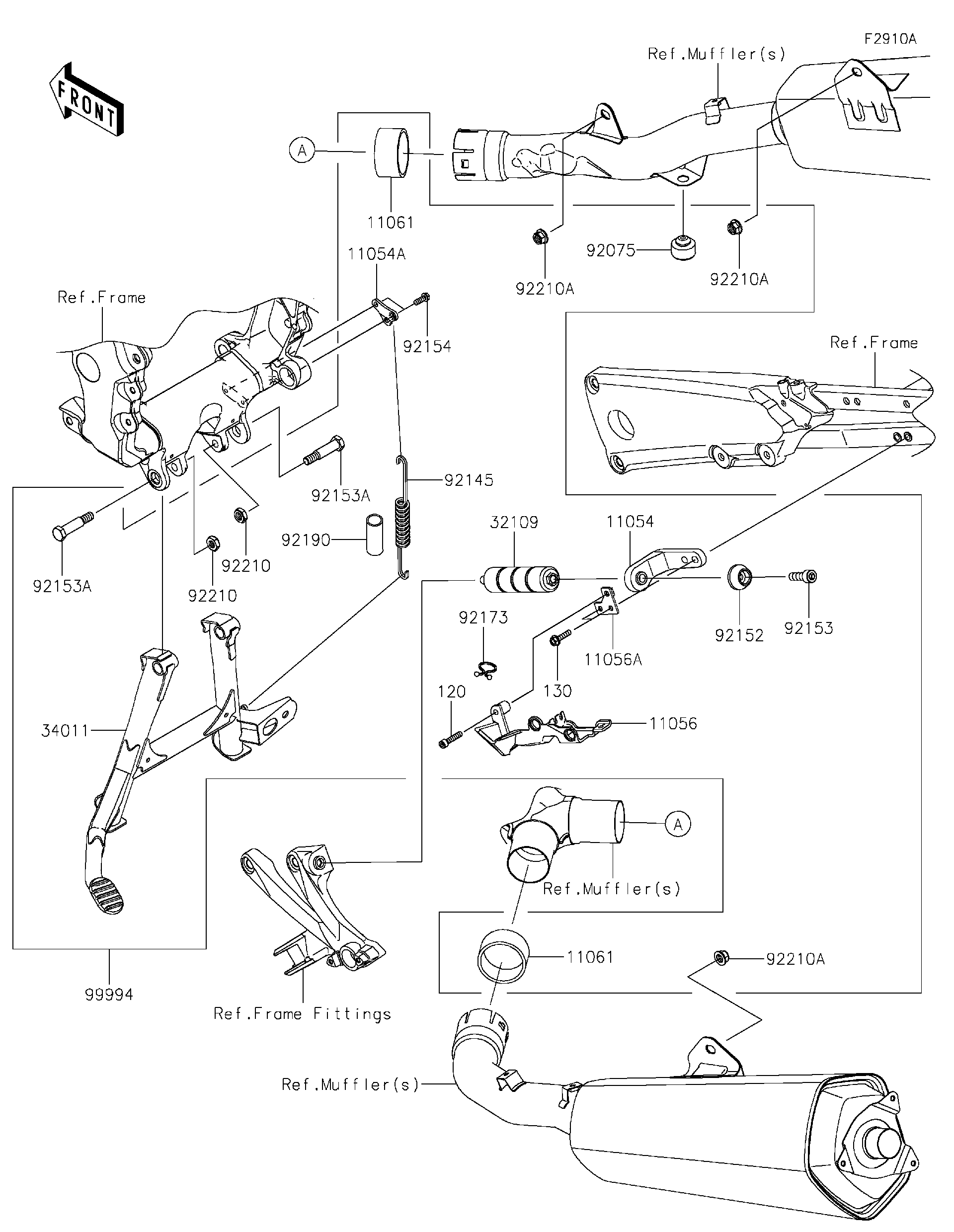 14bulfred　11/30中 2024 Kawasaki Ninja ZX-14R ABS SE (ZX1400JRFNN) Accessory