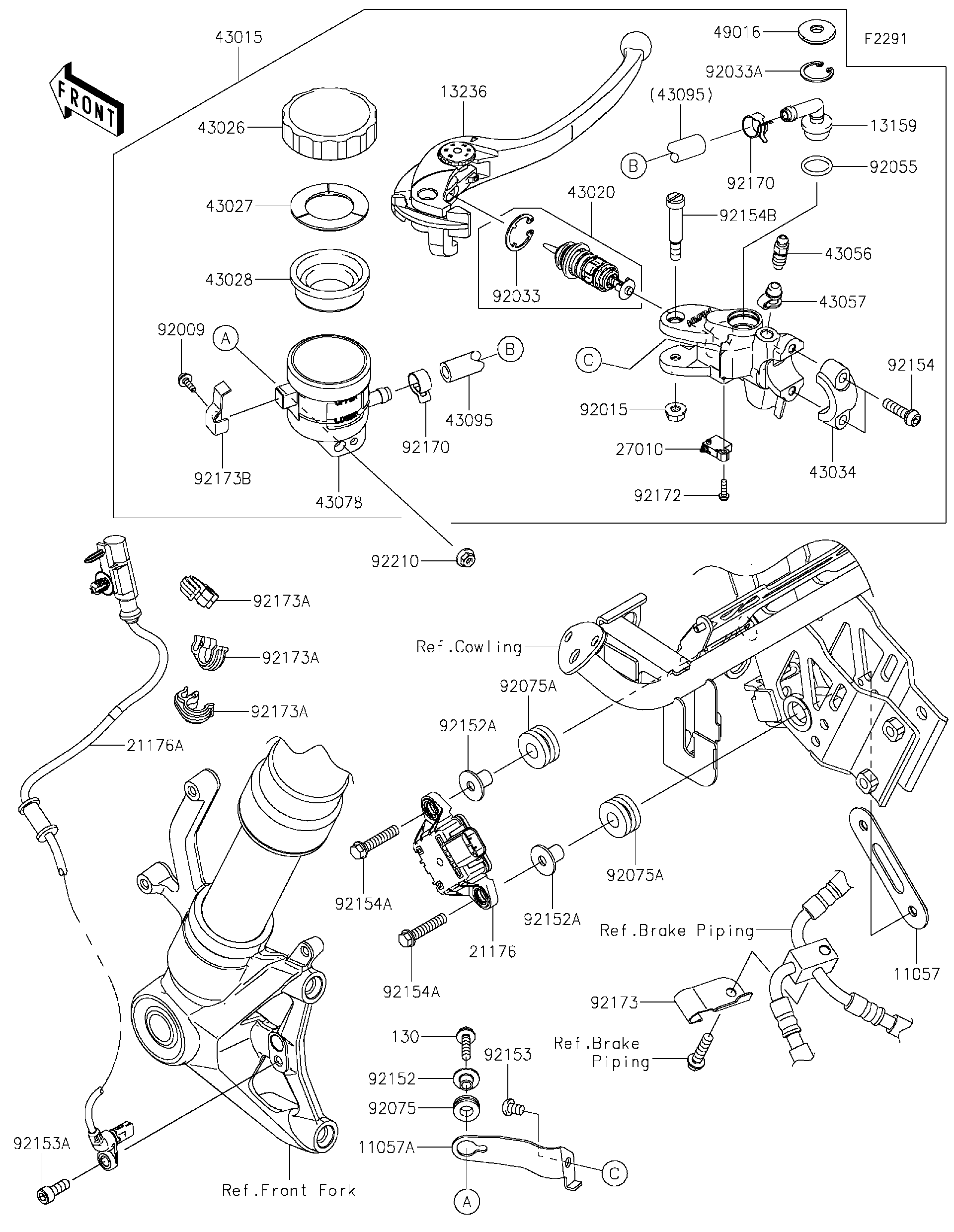 2023 Kawasaki Motorcycles Parts-Finder Diagrams | Vickery