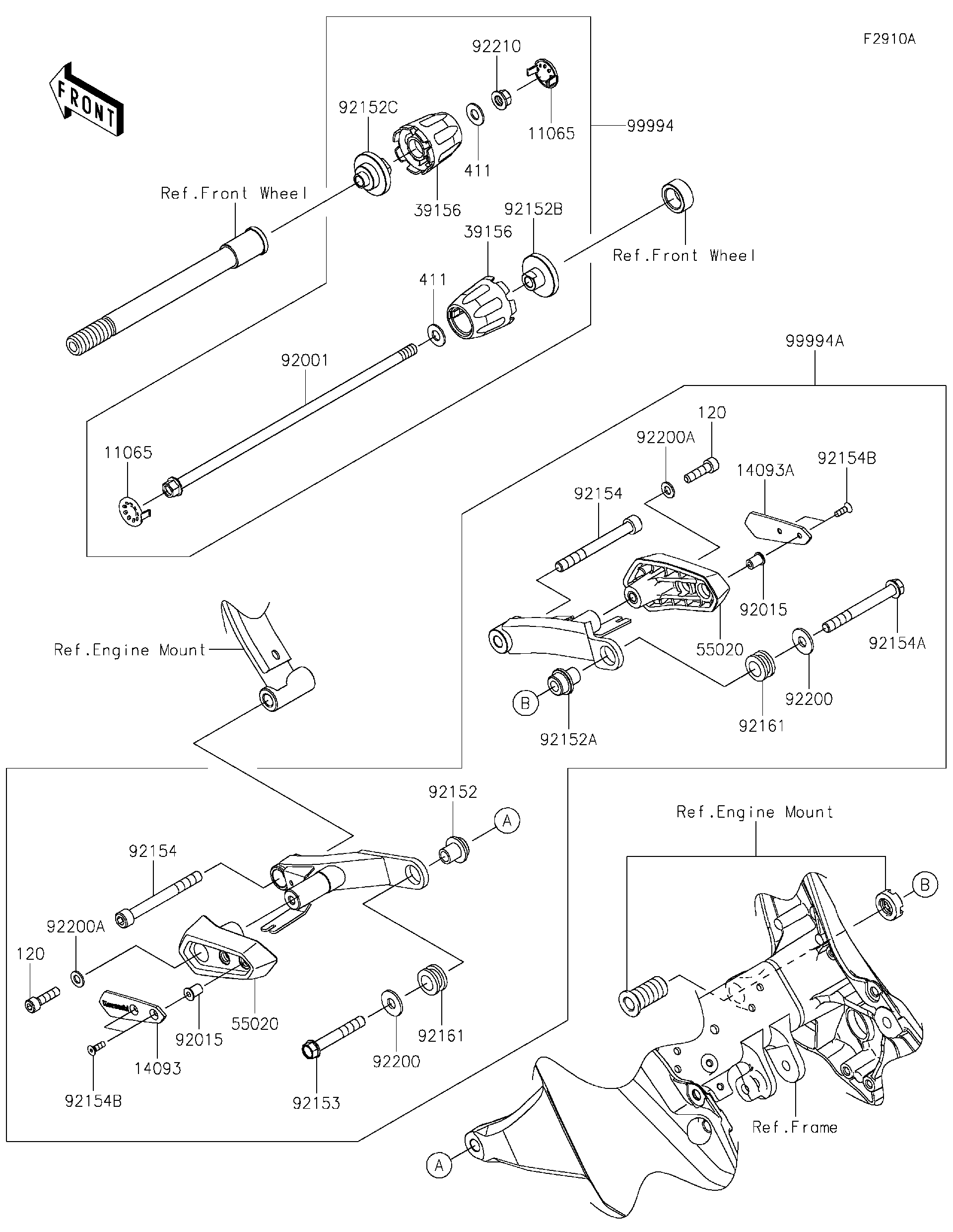 Shop OEM 2024 Kawasaki Motorcycles Powersports Parts Online | Apex