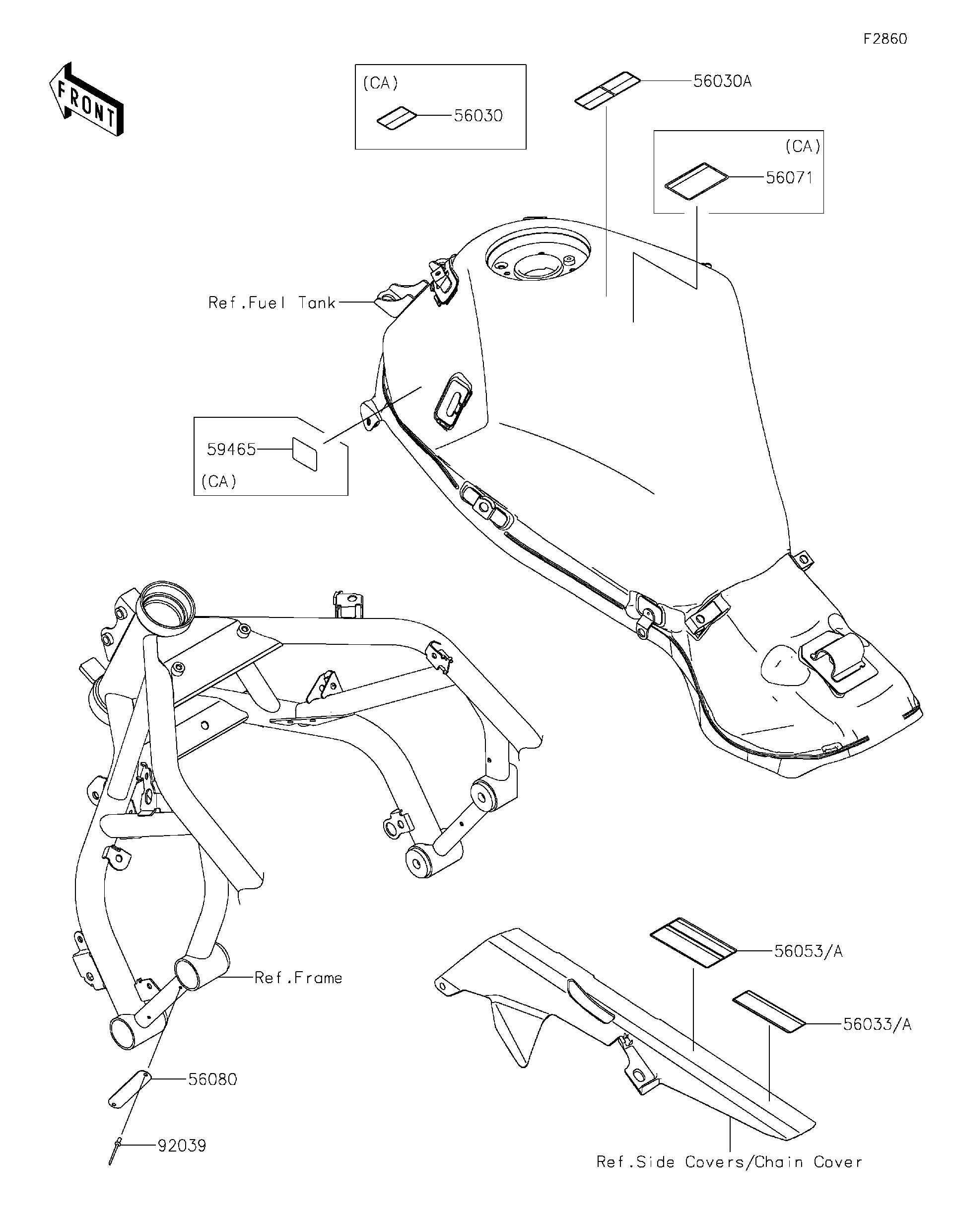 2023 Kawasaki Motorcycles Parts-Finder Diagrams | Factory