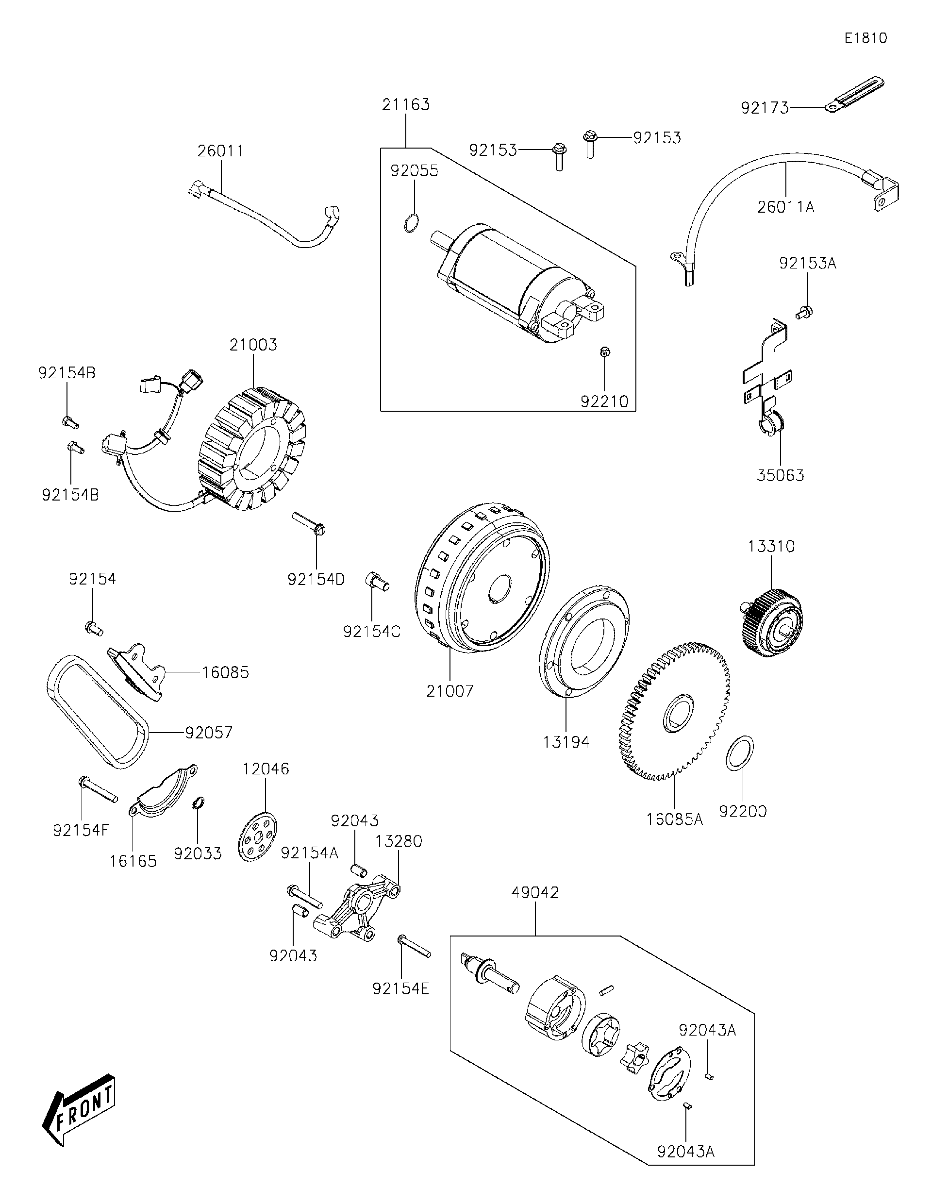biページ Kawasaki Motorcycle 1990 OEM Parts Diagram for CYLINDER HEAD