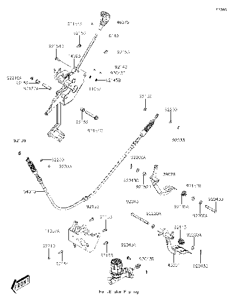 Brake Pedal/Throttle Lever