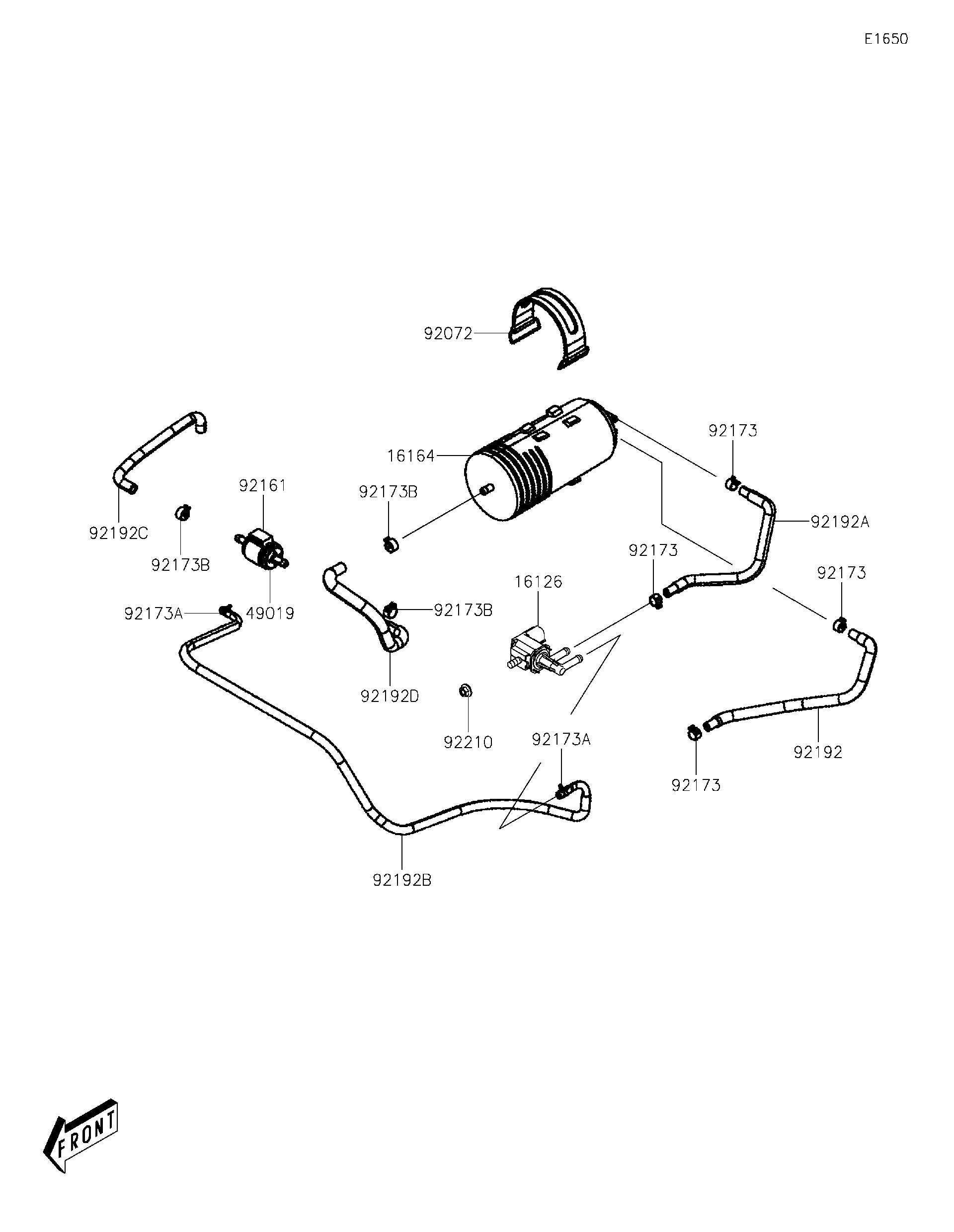 2024 Kawasaki MULE PRO-MX™ LE (KAF700CRFNN) Fuel Evaporative