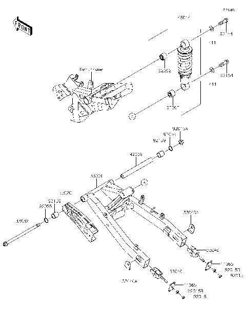 Swingarm/Shock Absorber