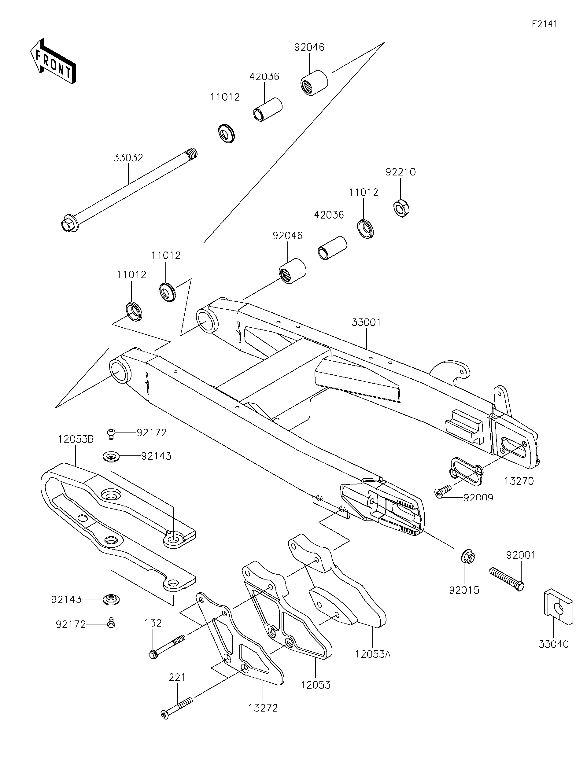 2022 Kawasaki Motorcycles Parts-Finder Diagrams | Brushy