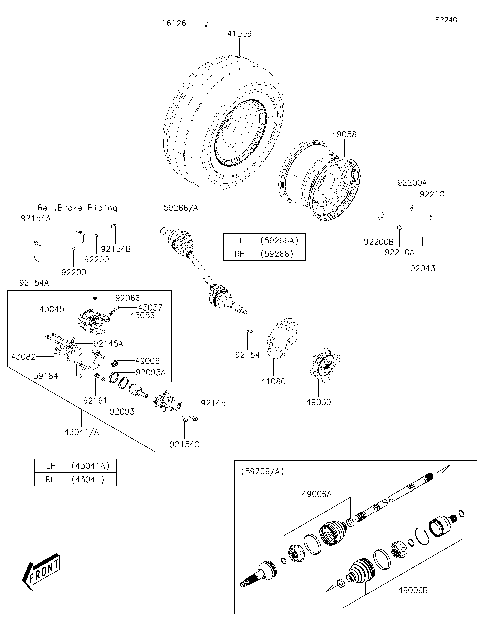 Rear Hubs/Brakes