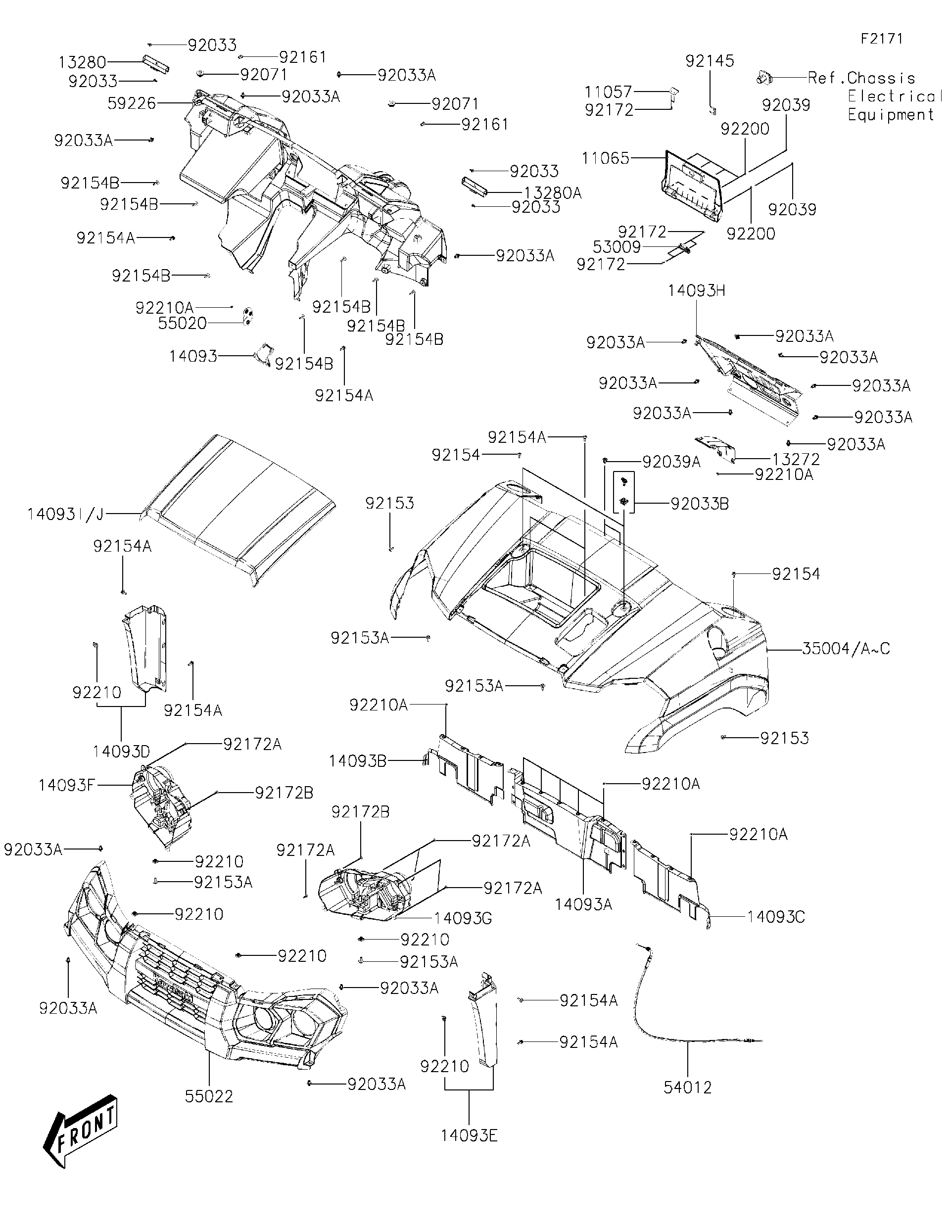 2023 Kawasaki Utility Vehicles Parts-Finder Diagrams | Cities Edge