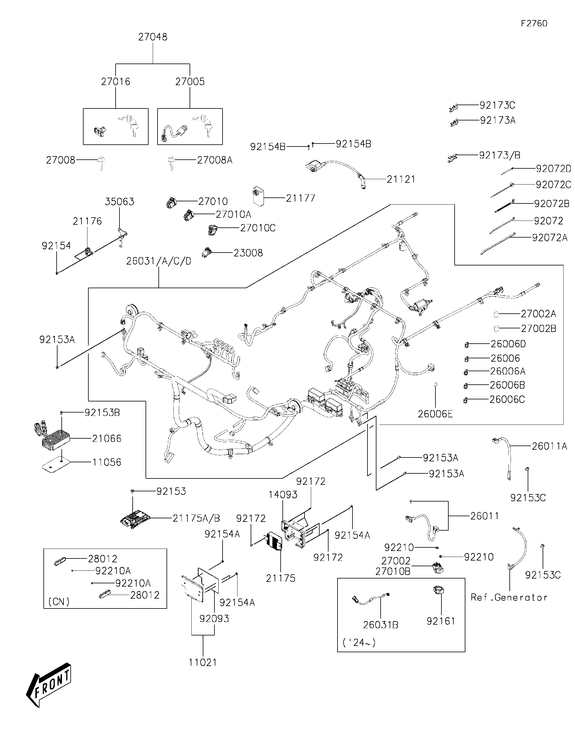2025 Kawasaki Utility Vehicles Parts-Finder Diagrams in Palmer MA