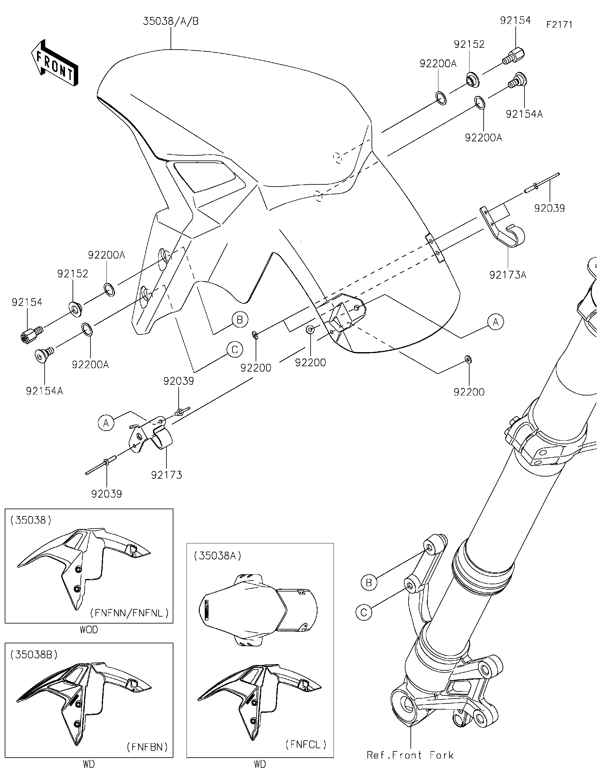 2022 Kawasaki Motorcycles Parts-Finder Diagrams | Hankster's
