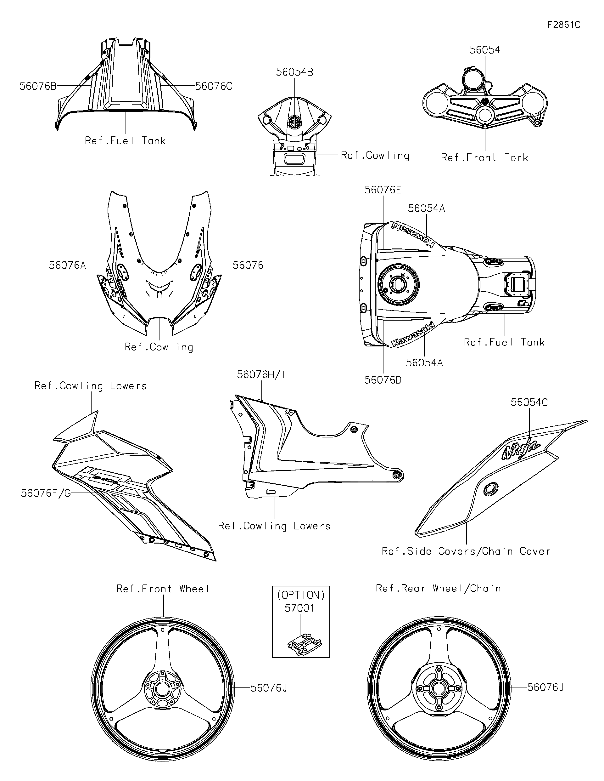 floowページ 2023 Kawasaki Motorcycles Parts-Finder Diagrams | Brushy