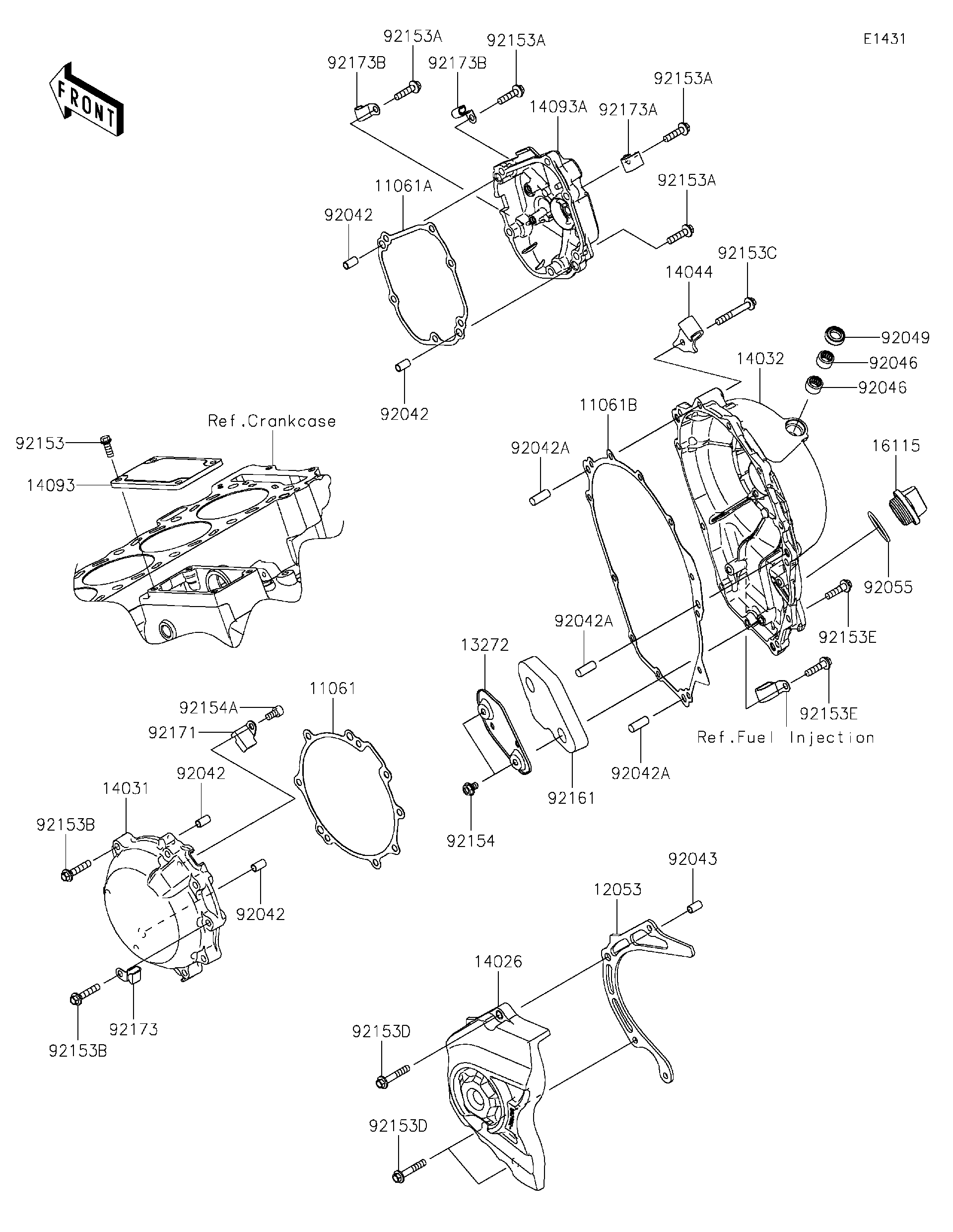 Shop OEM 2025 Kawasaki Motorcycles Powersports Parts Online | Apex