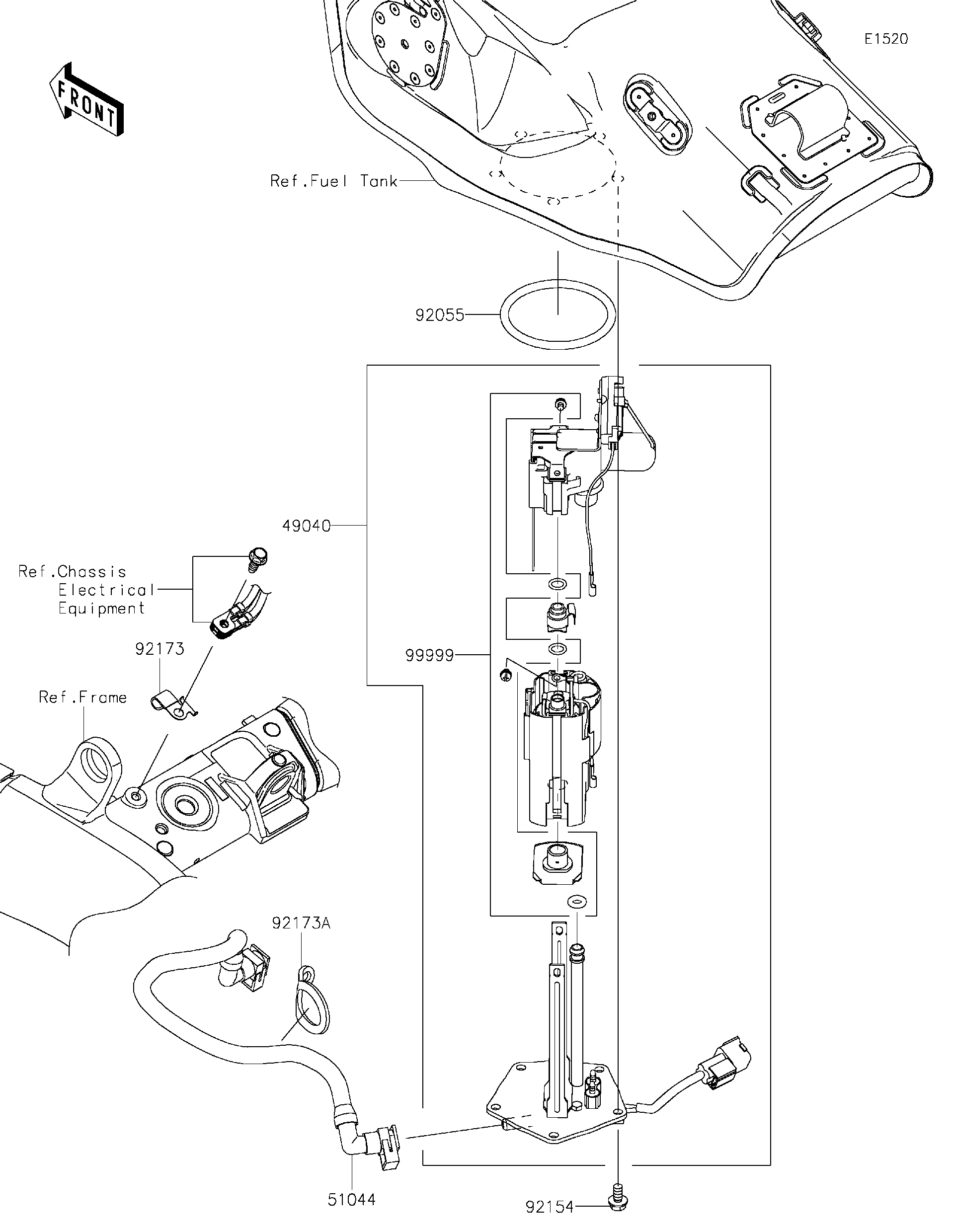 2025 Kawasaki Motorcycles Parts-Finder Diagrams | Factory